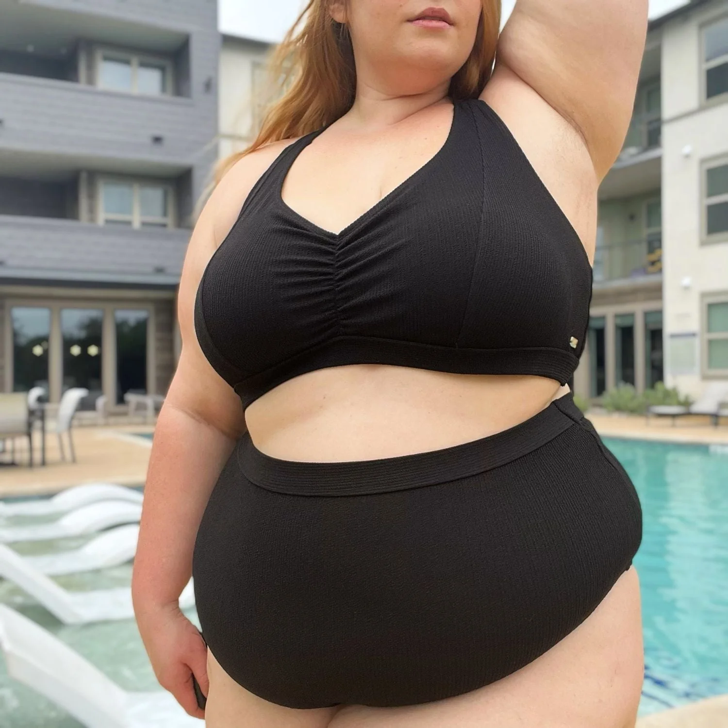 Tidelands Bikini Top - Black - Zenithce