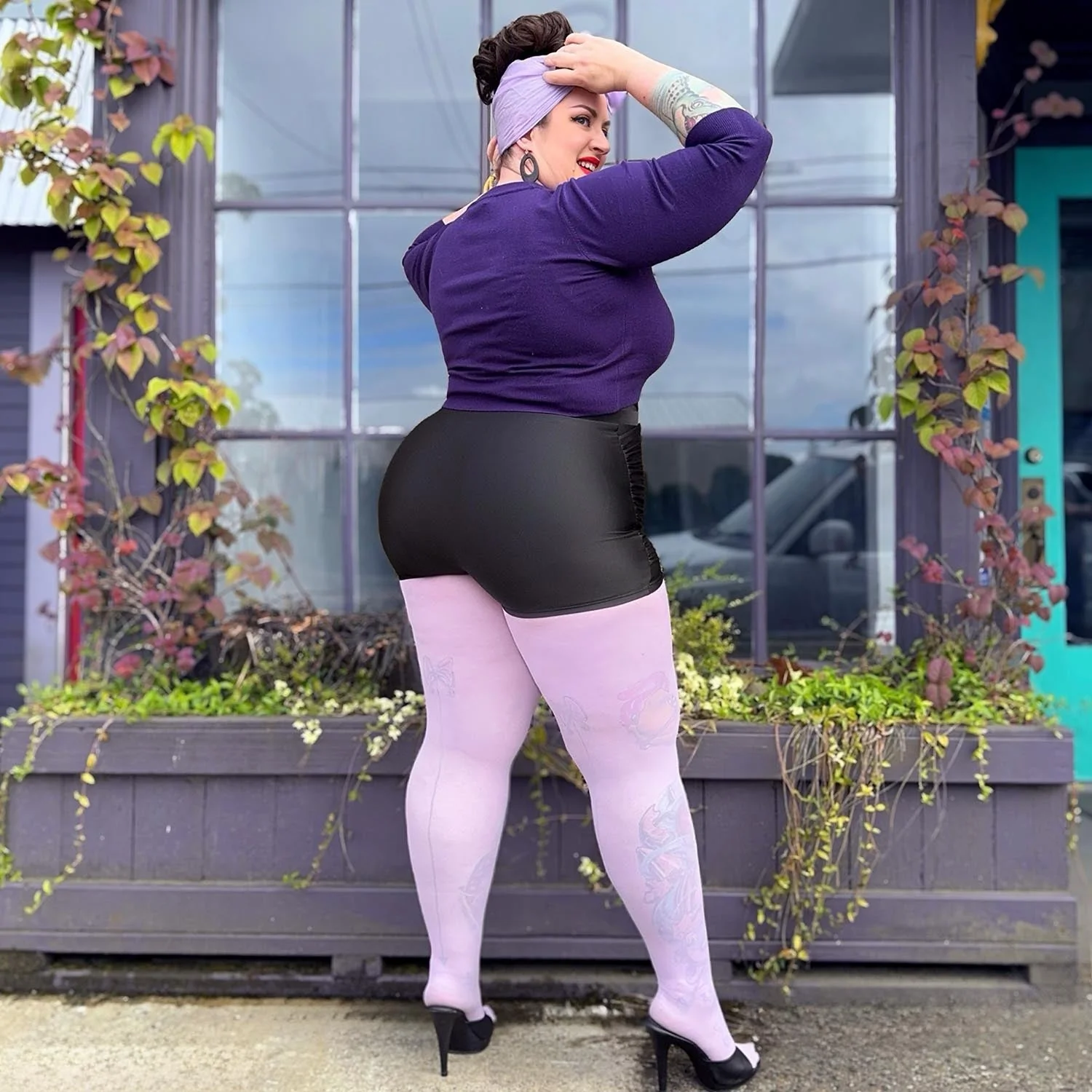 50 Denier Tights - Wisteria - Zenithce