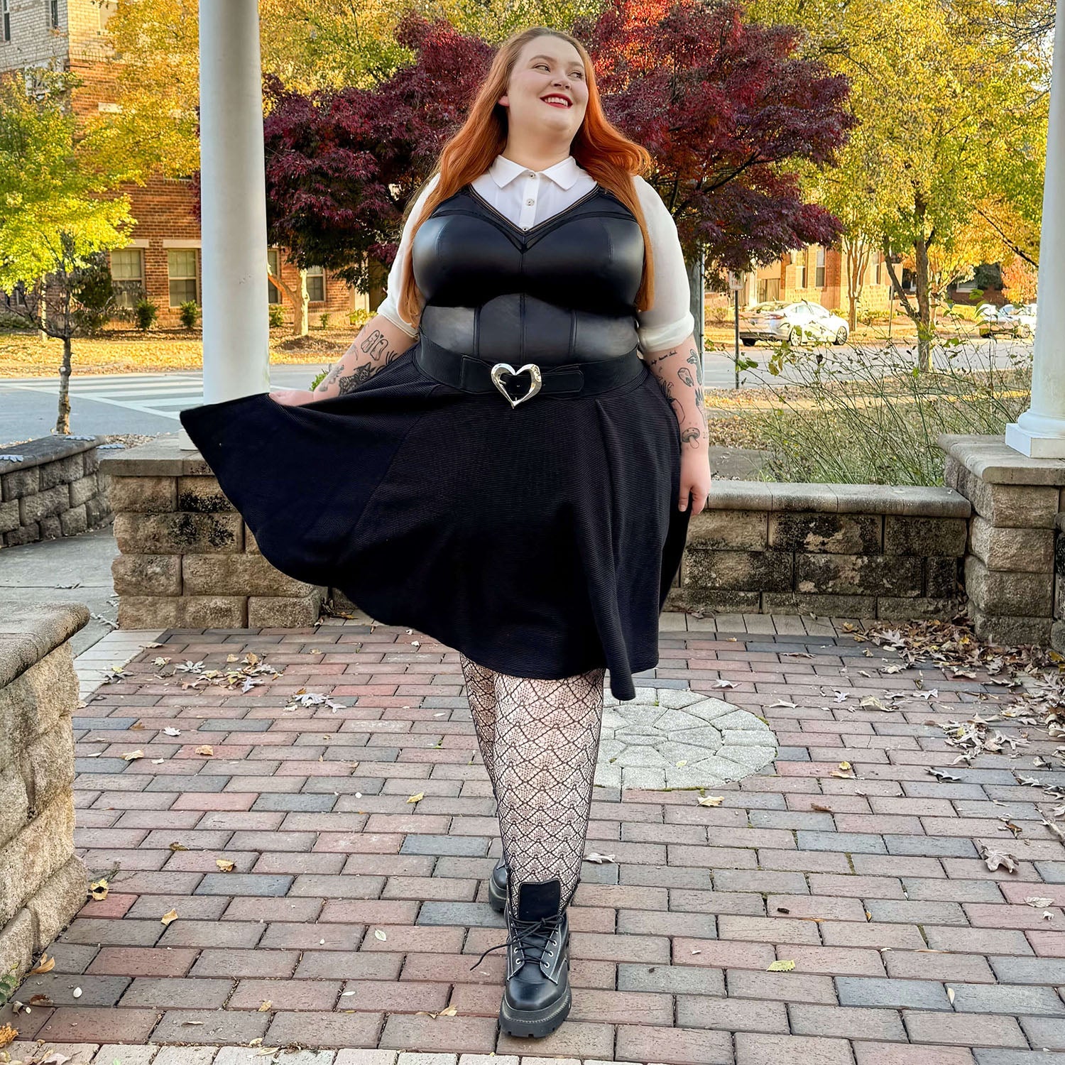 Siren Faux Leather Bustier - Zenithce