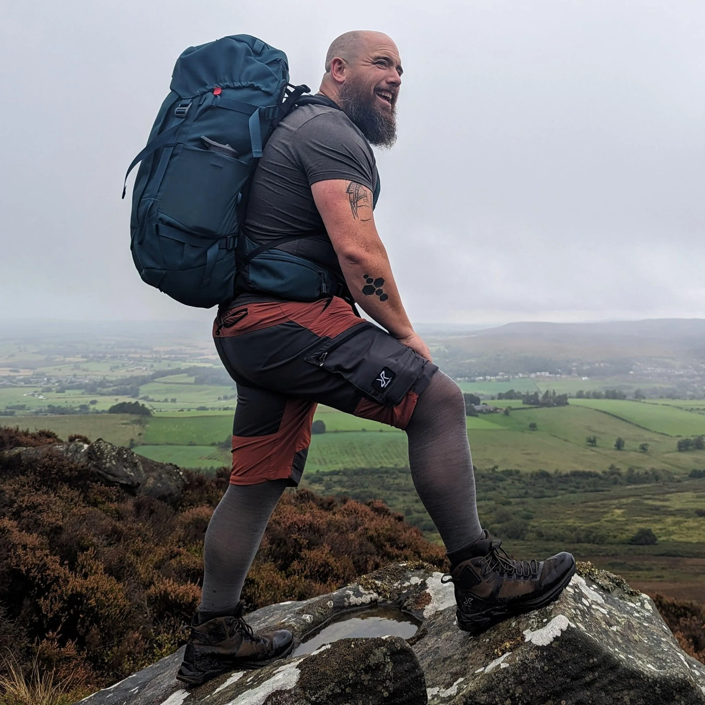 Merino Wool Tights - Silver Lining - Zenithce