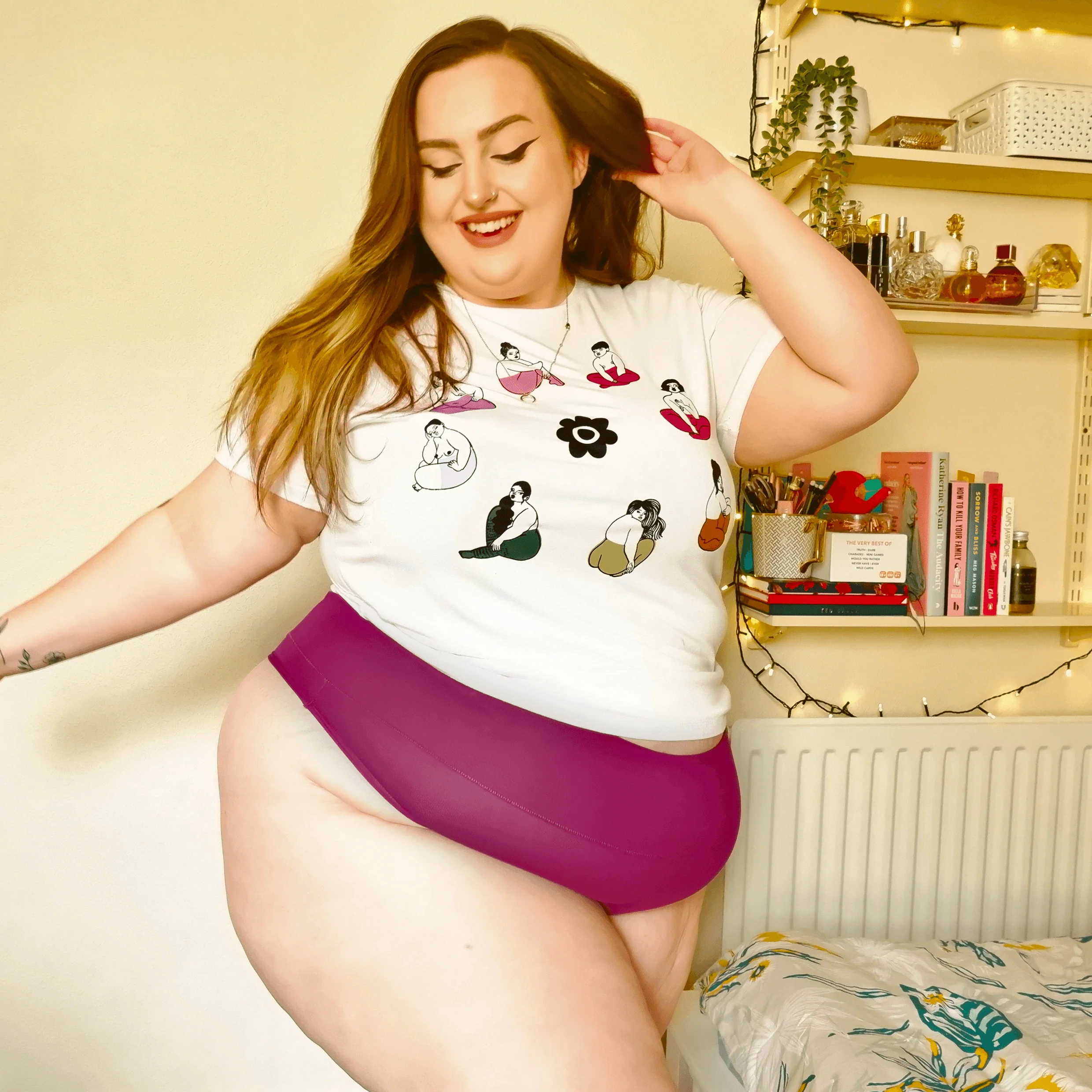 Organic Cotton Thong - Figgy Pudding - Zenithce