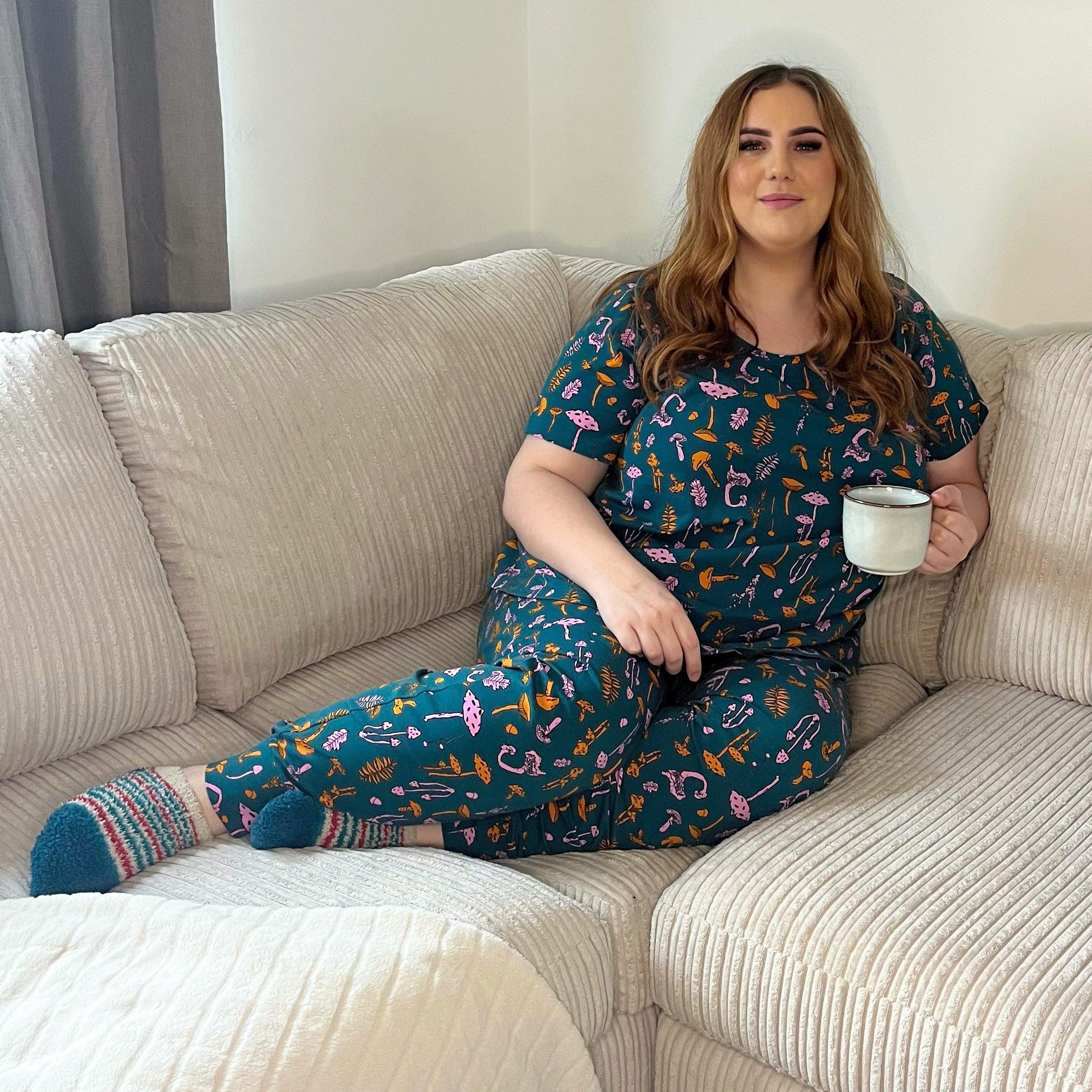 Organic Cotton PJ Top - Mushie Patch - Zenithce