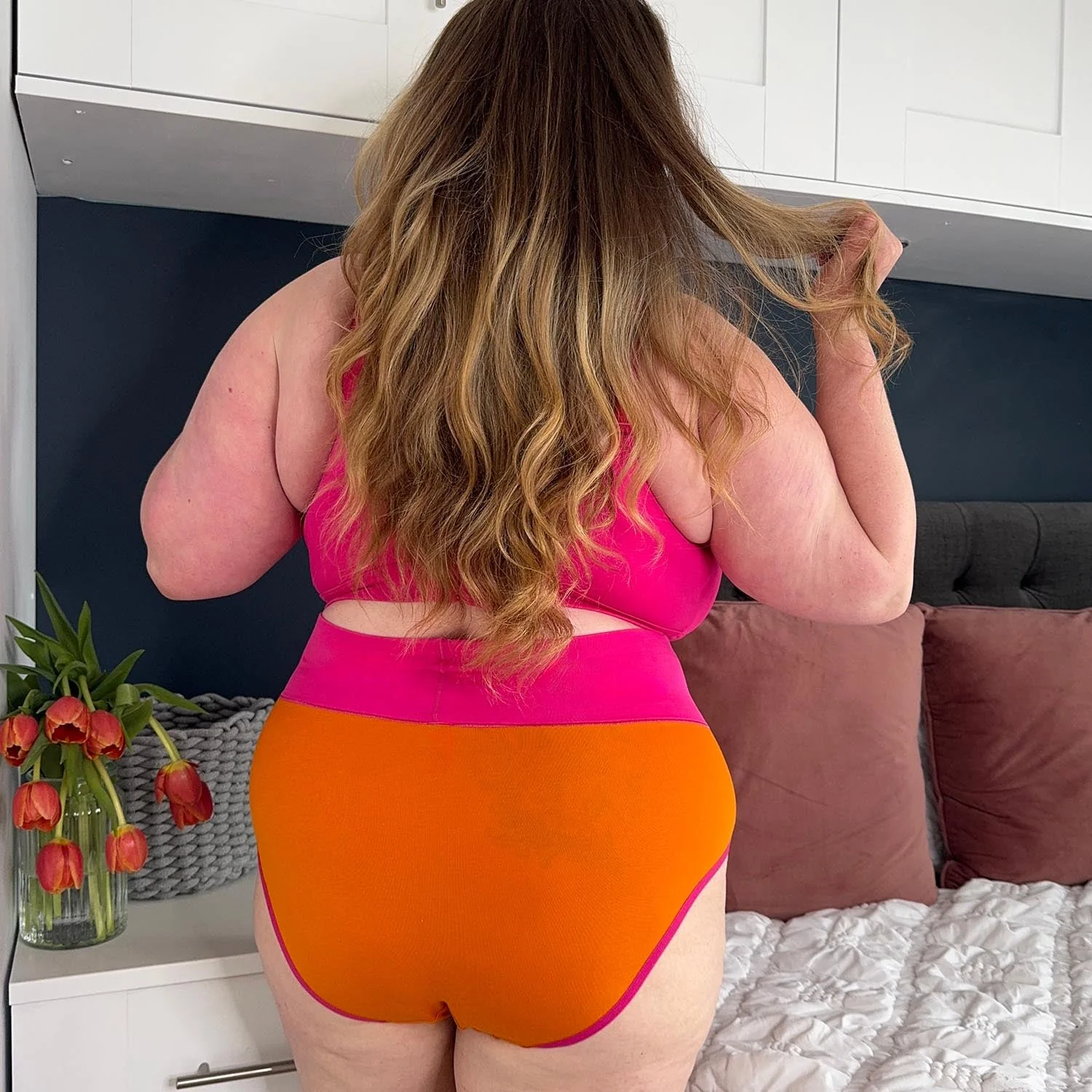 Organic Cotton Full Brief Duo Knickers - Papaya & Barbara - Zenithce