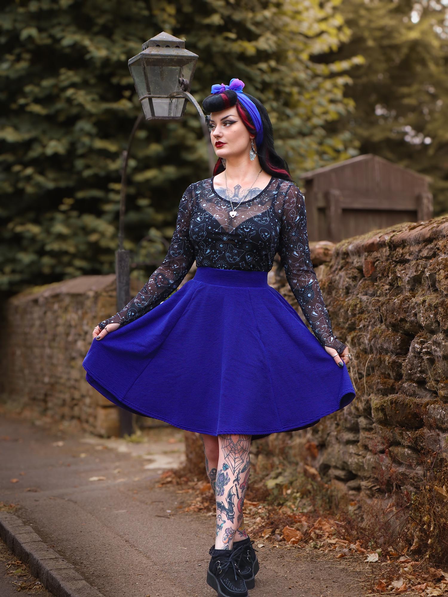 Ottoman Flare Skirt - Aretha - Zenithce