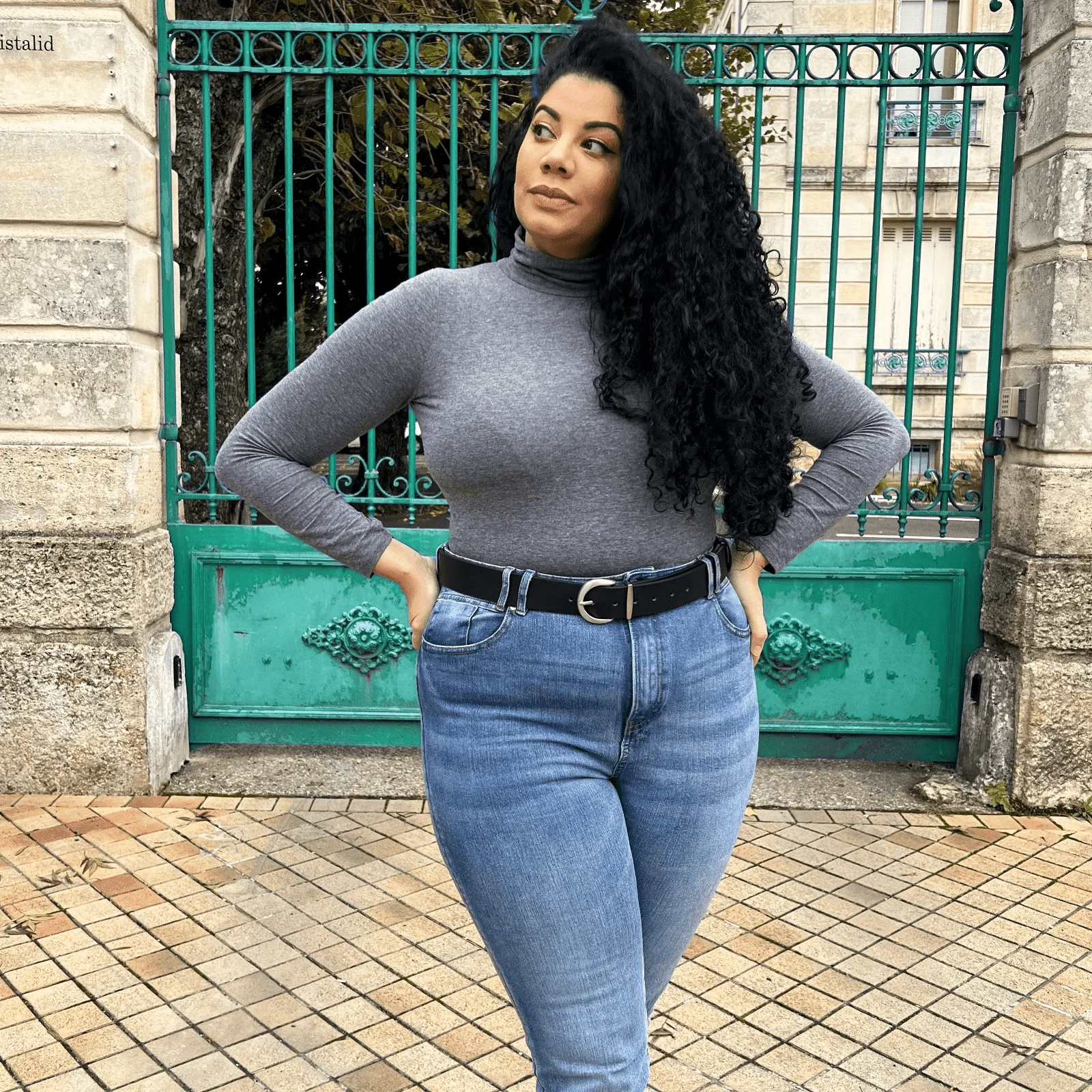 Vegan Leather Waist Belt - Silver - Zenithce