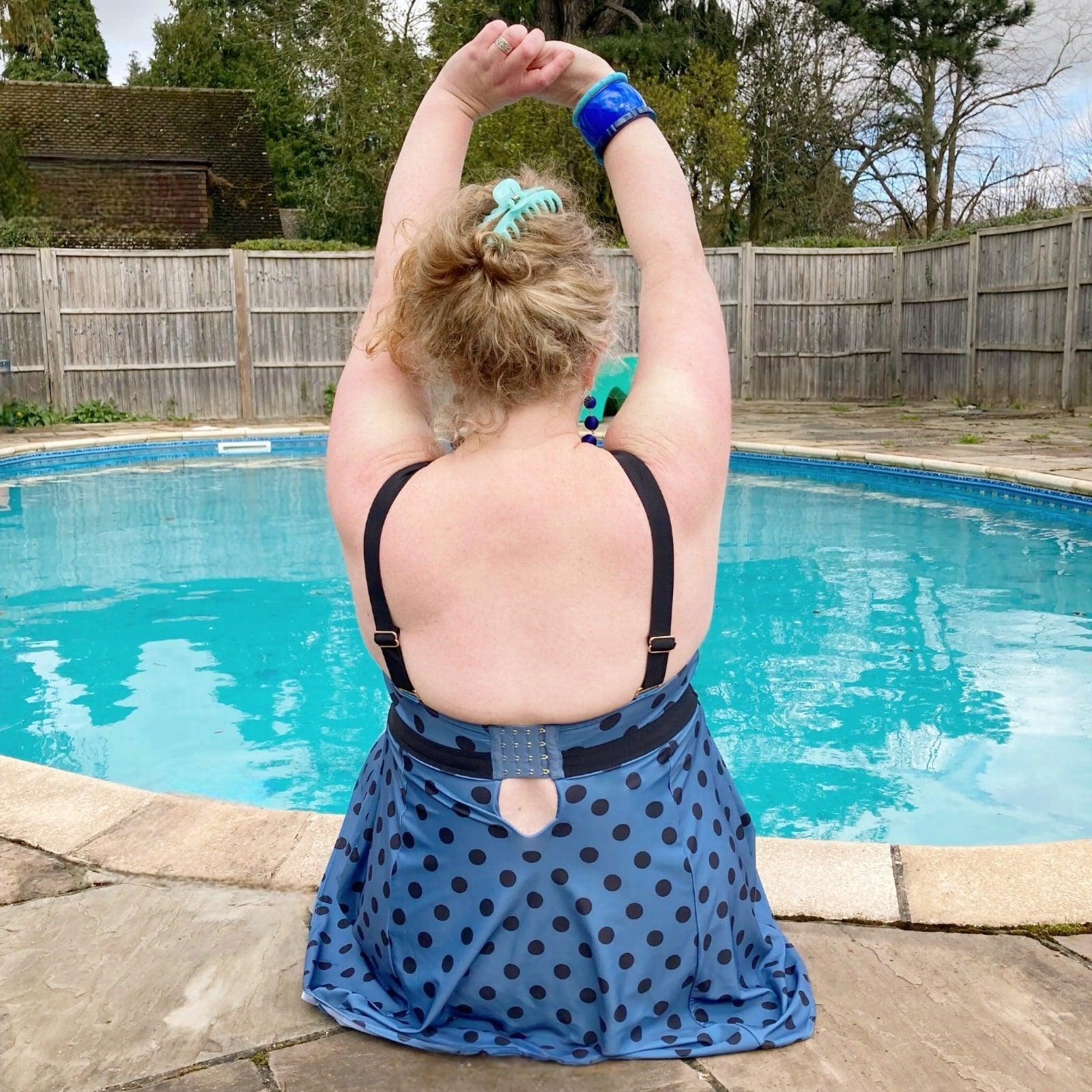 There Can Be Only One Swim Dress - Polka - Zenithce