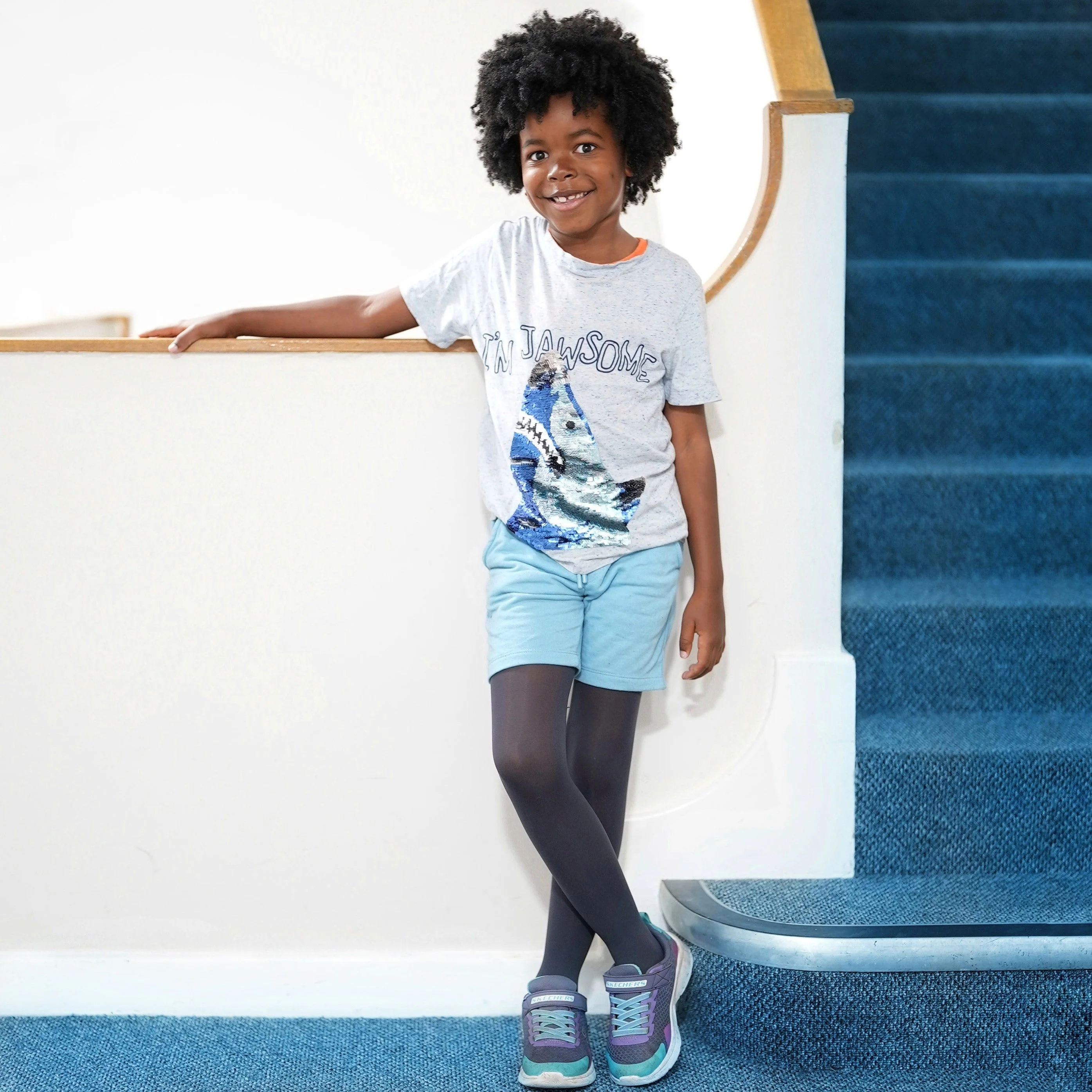 Kids Tights - Slate Grey - Zenithce