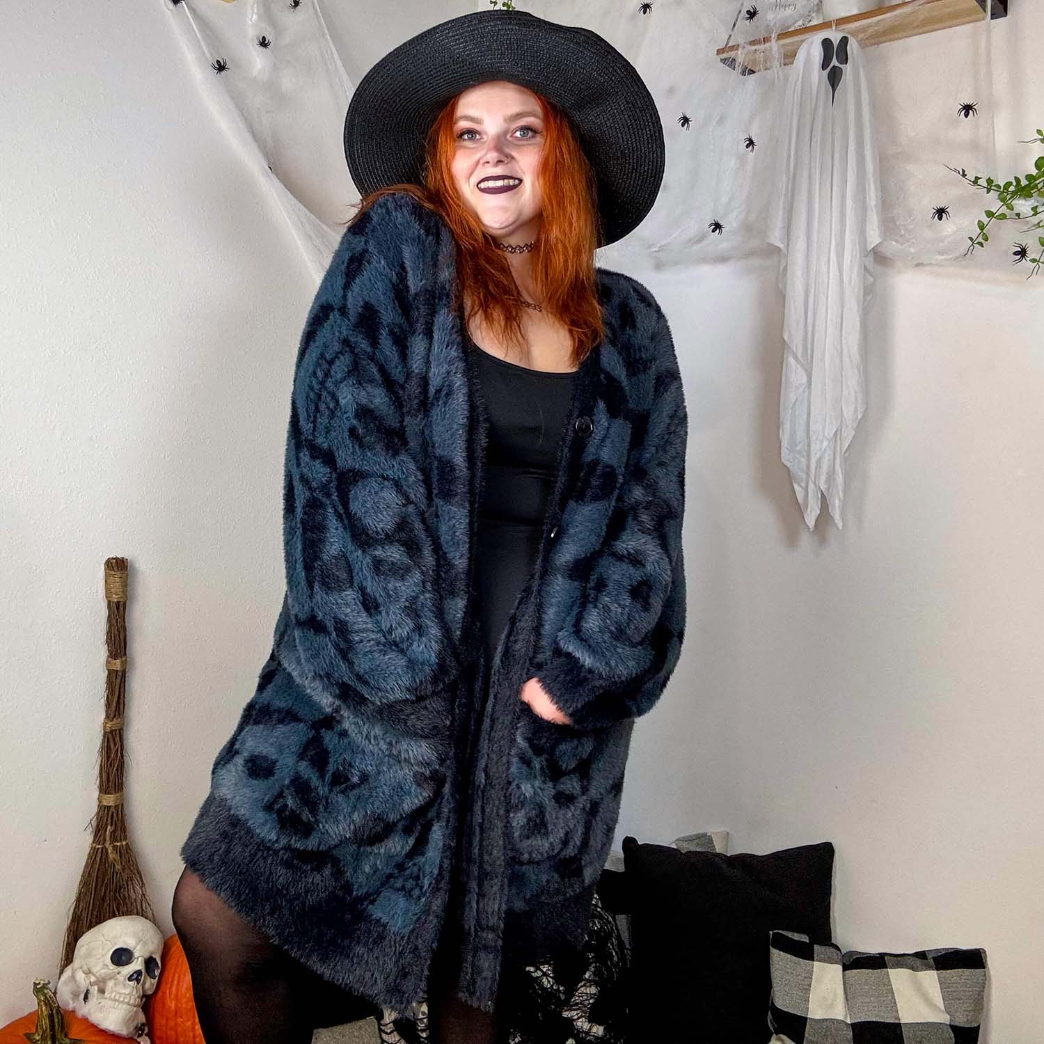 Catacomb Fluffy Cardigan - Zenithce