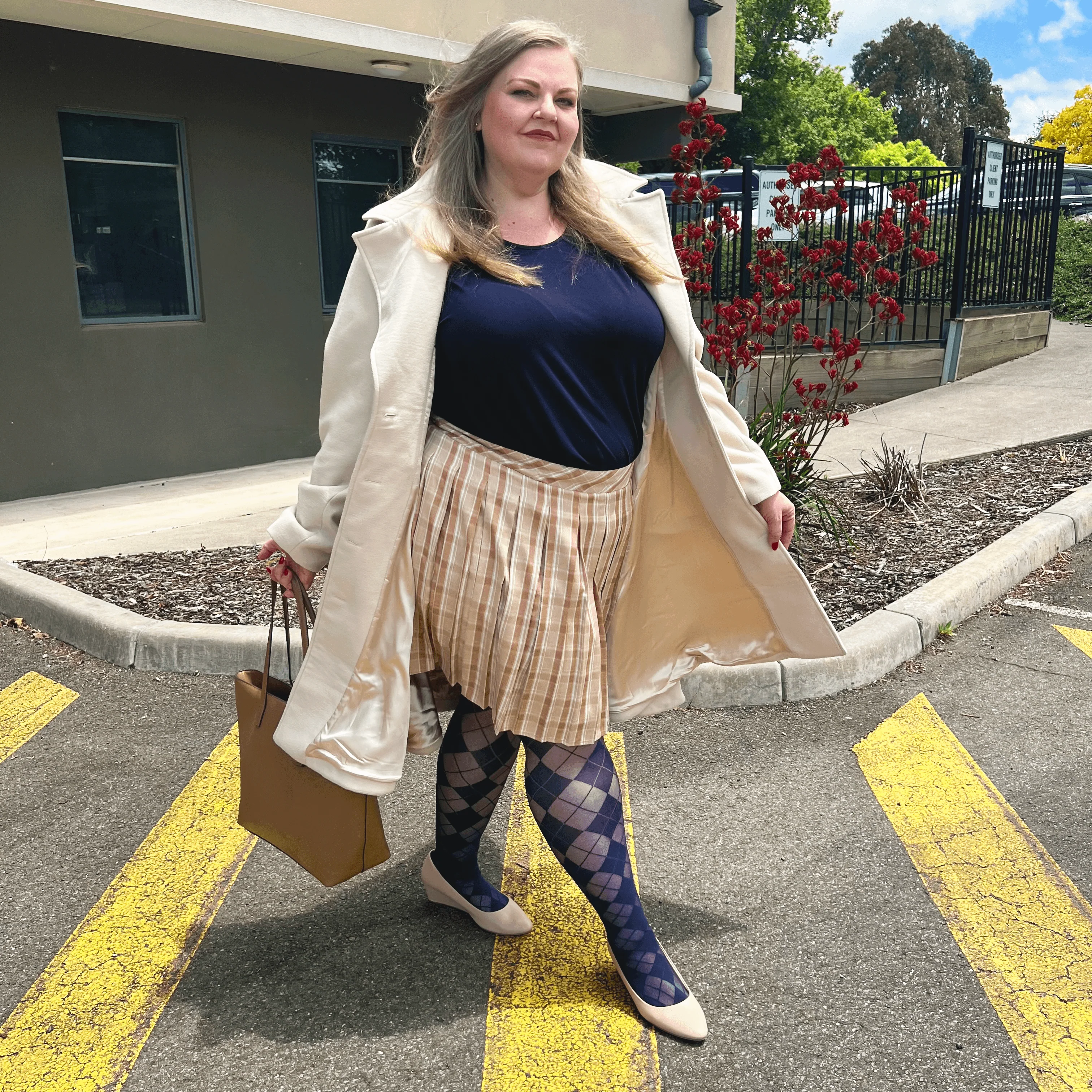 Diamond Tights - Navy - Zenithce