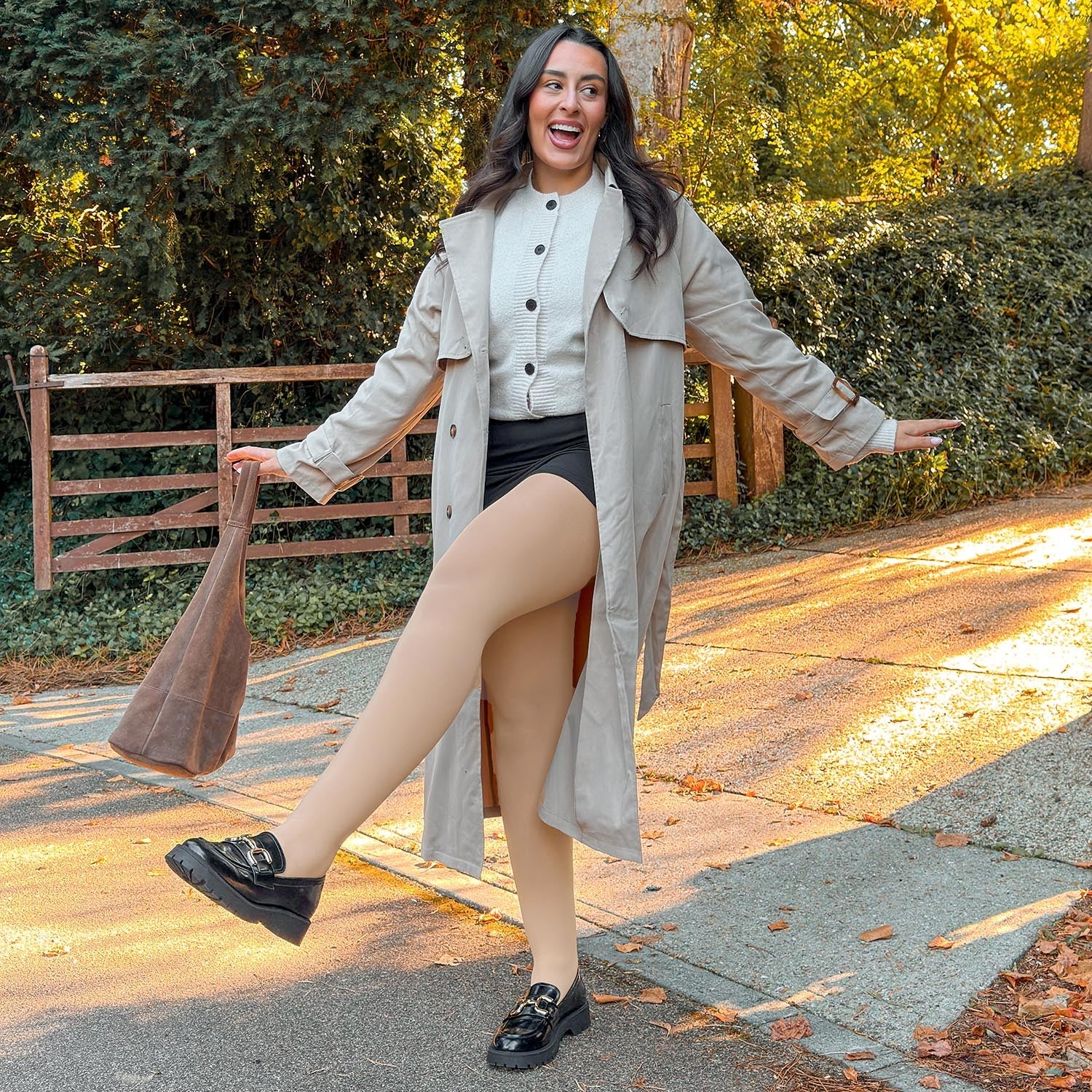 80 Denier Tights - Creamsicle - Zenithce