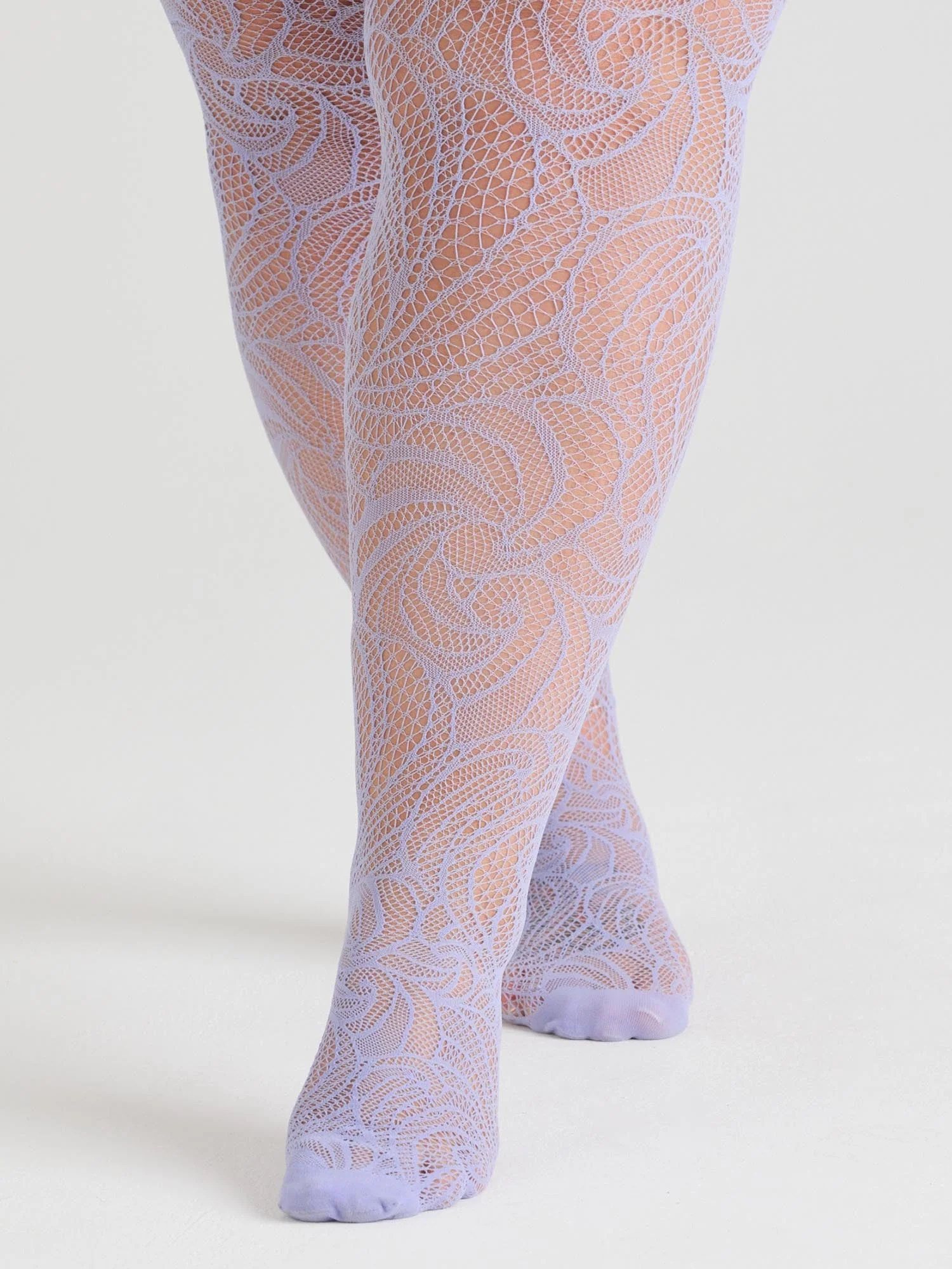 Thighs the Limit Fishnets - Timewarp - Periwinkle - Zenithce