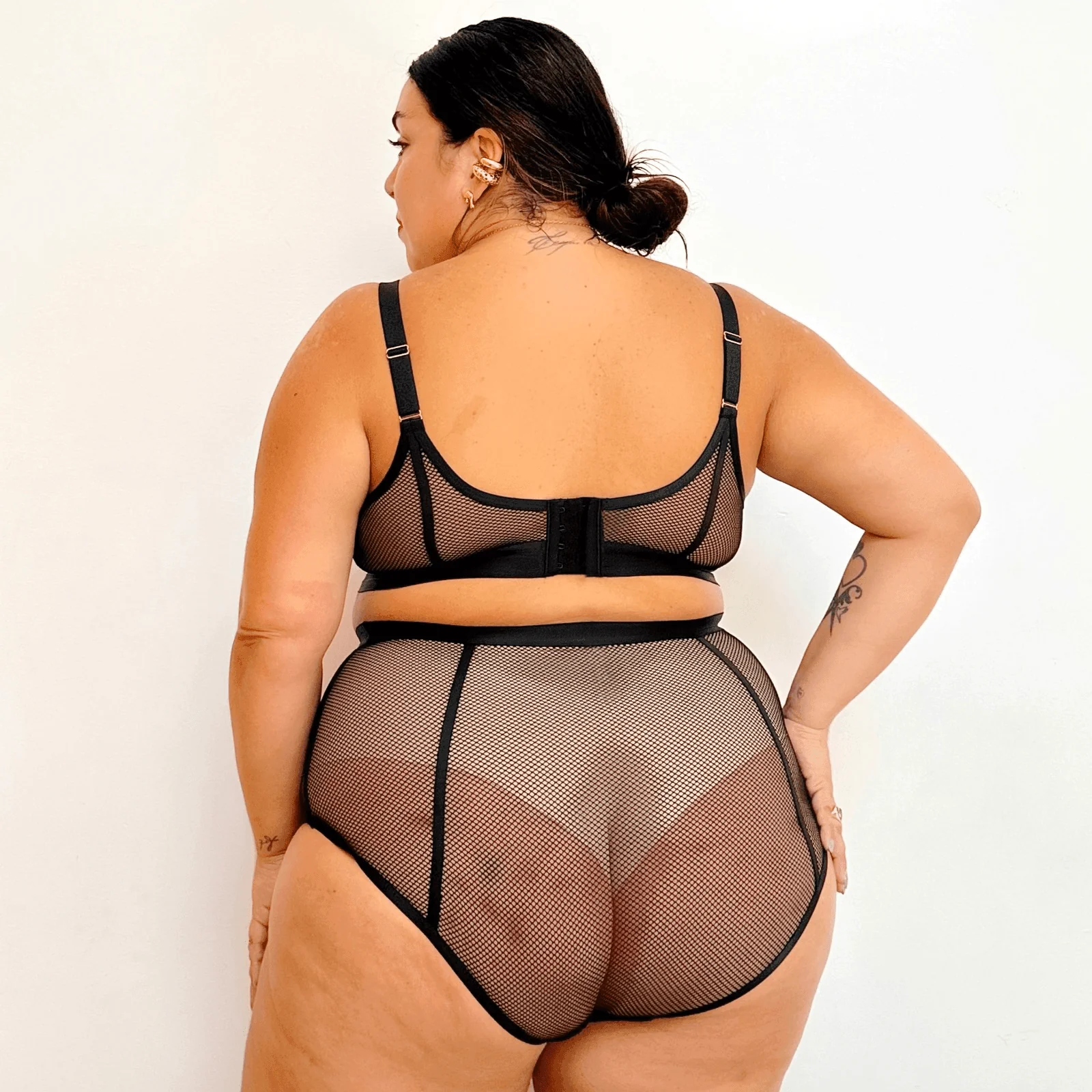 Kitty Fishnet Knickers - Zenithce