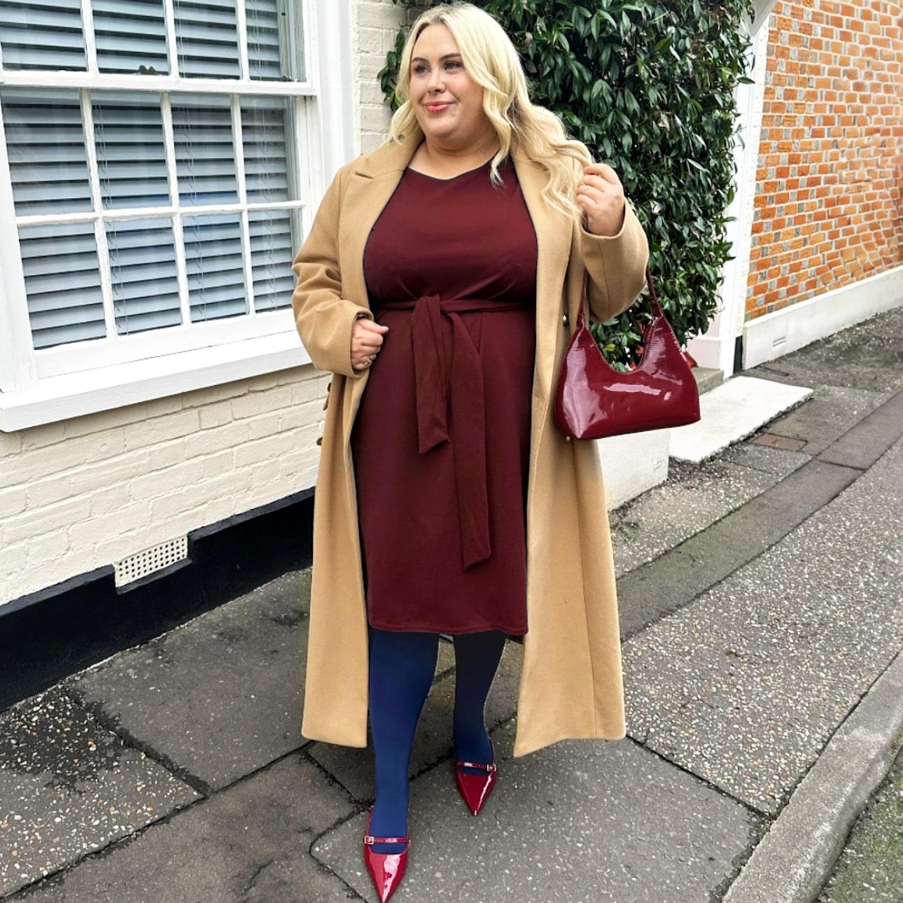 Huggy Light Compression Tights - Navy - Zenithce