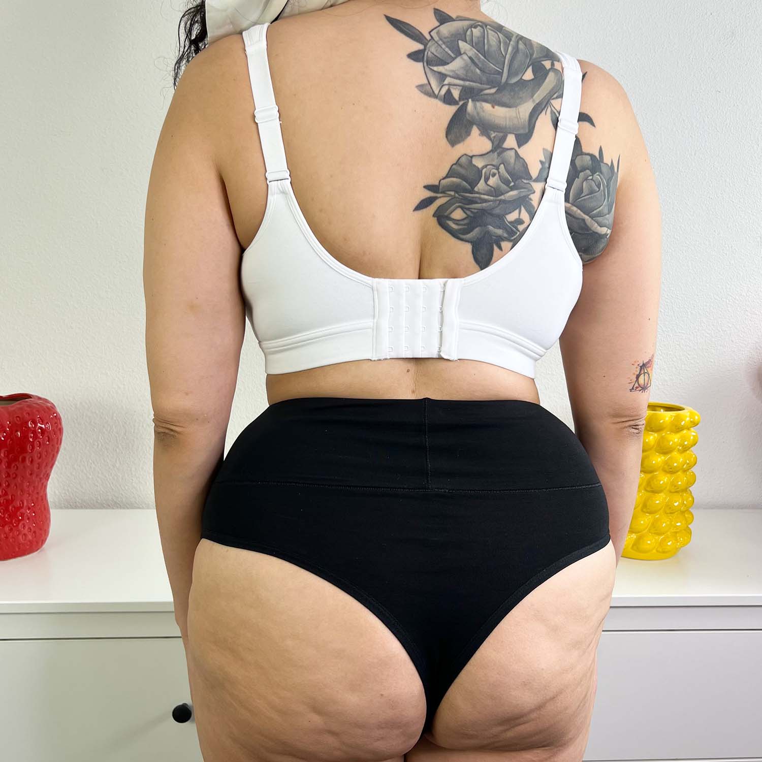 Cheeky High Leg Knickers - 3 Pairs in Black - Zenithce