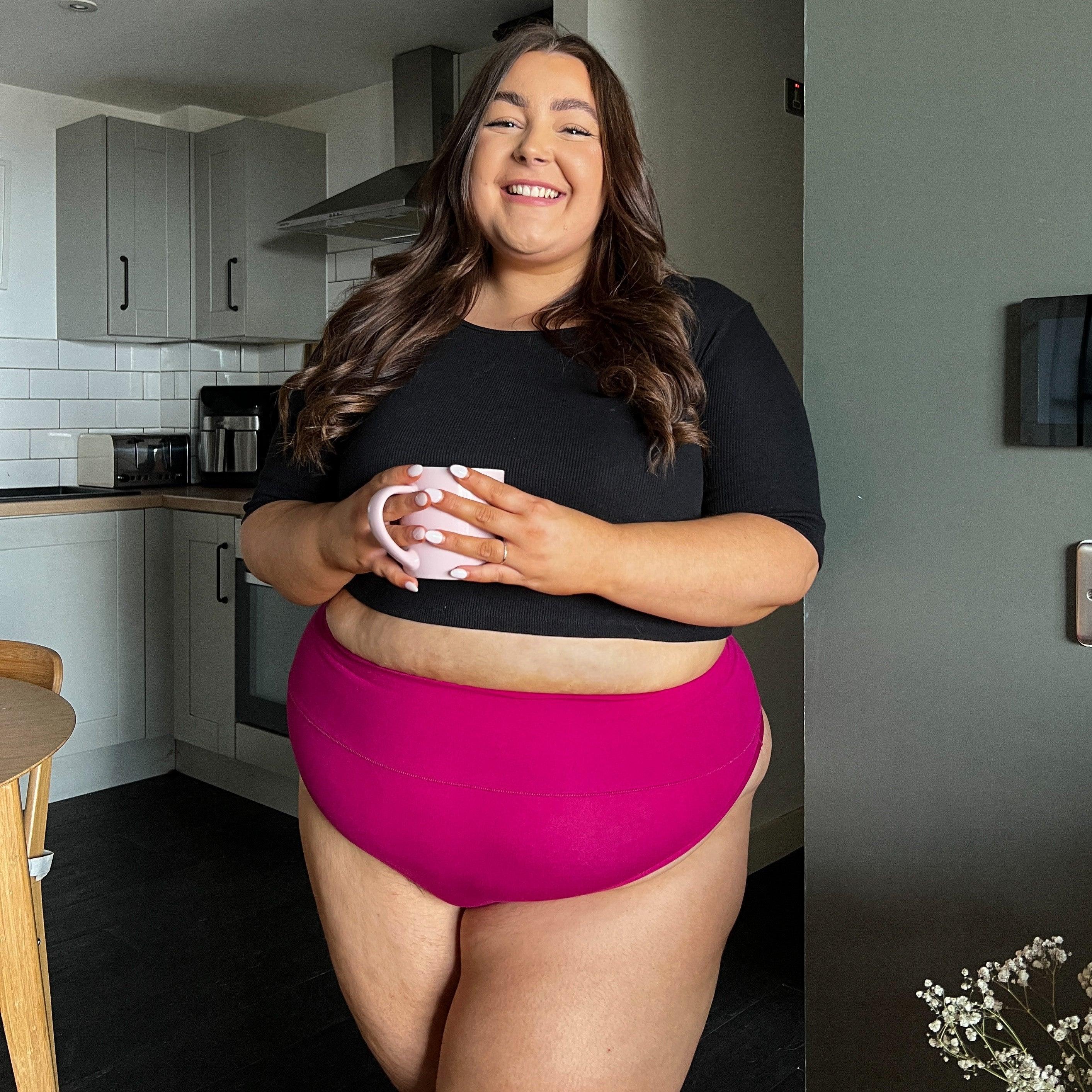 Organic Cotton Thong - Raspberry Pie - Zenithce