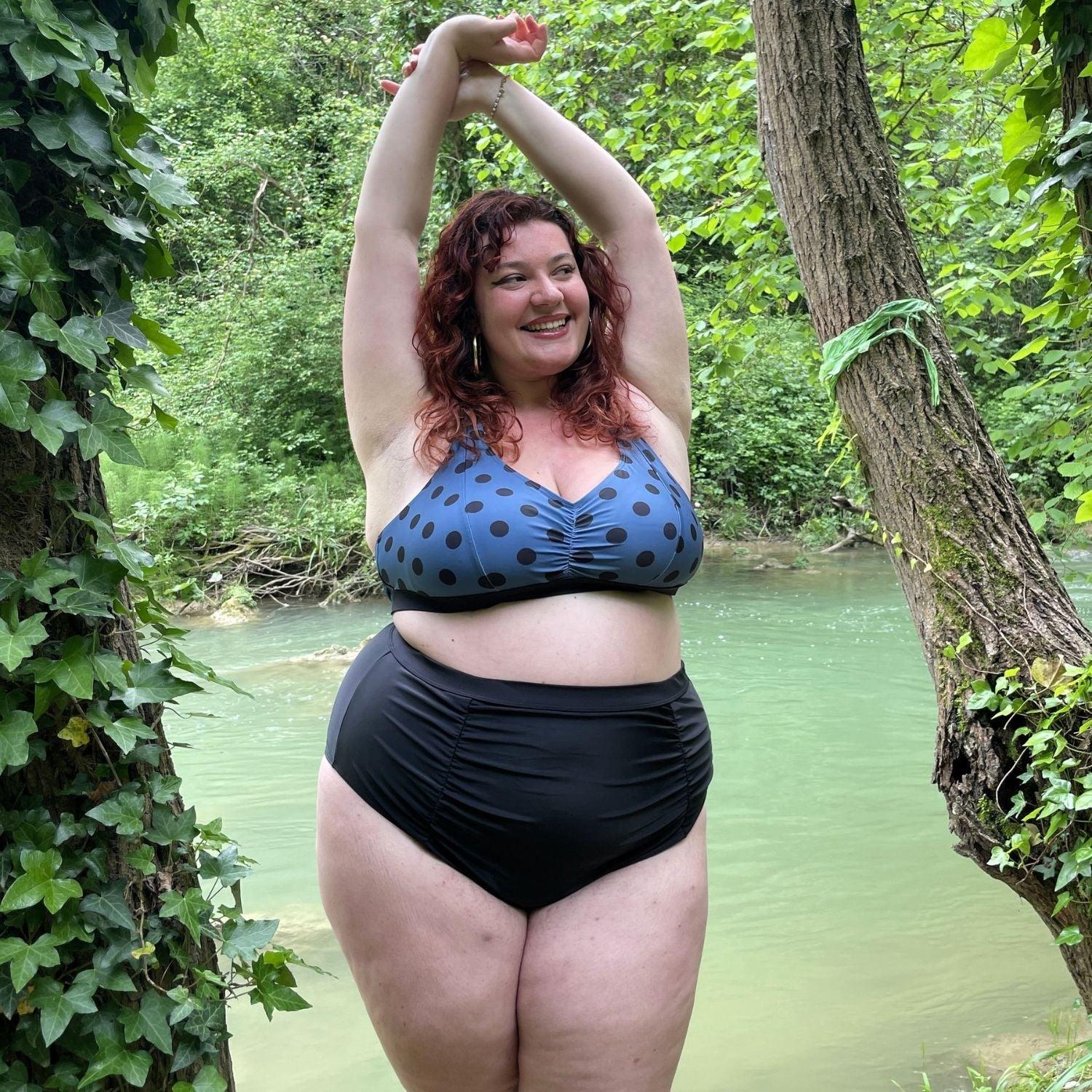 There Can Be Only One Bikini Top - Polka - Zenithce