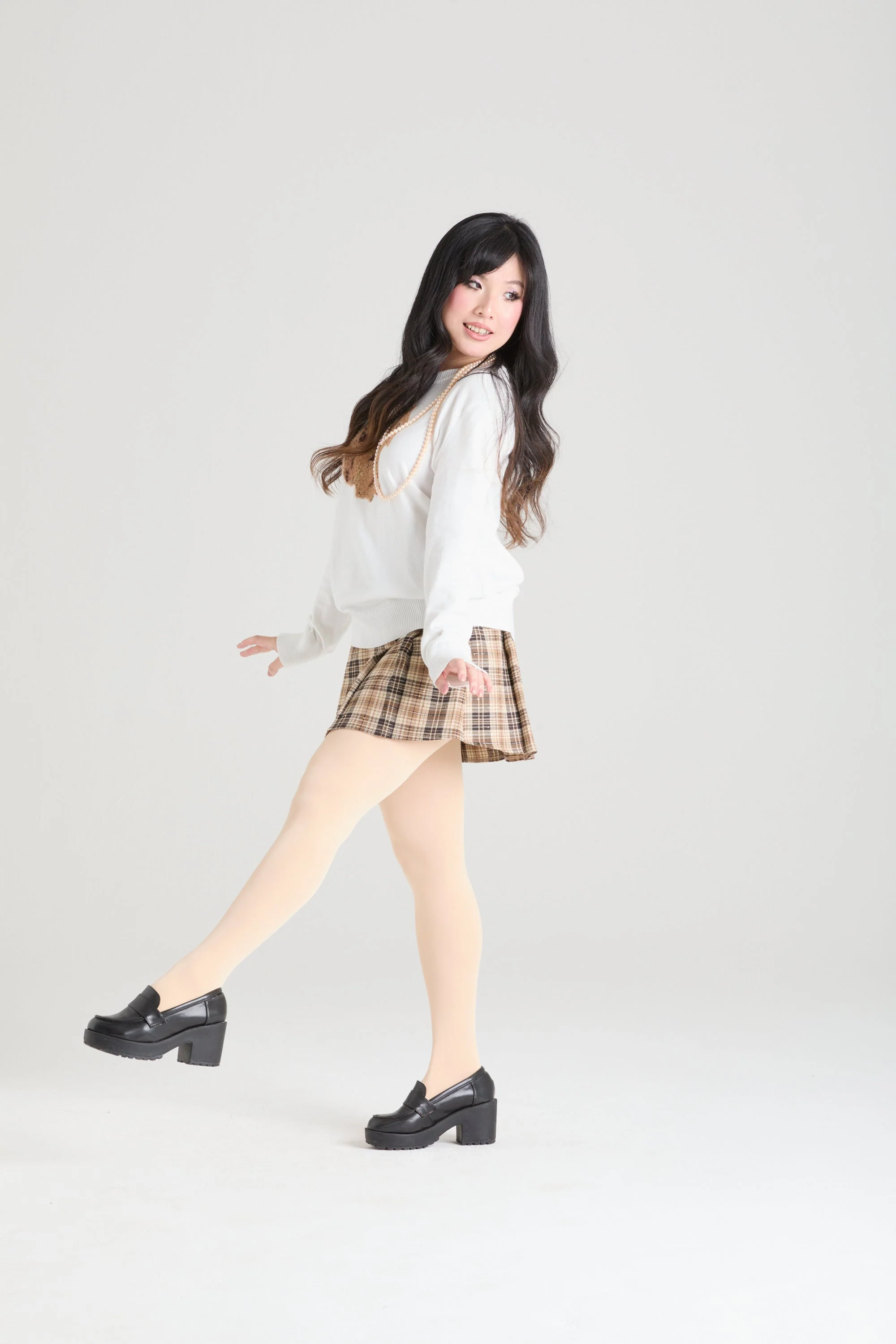 80 Denier Tights - Creamsicle - Zenithce