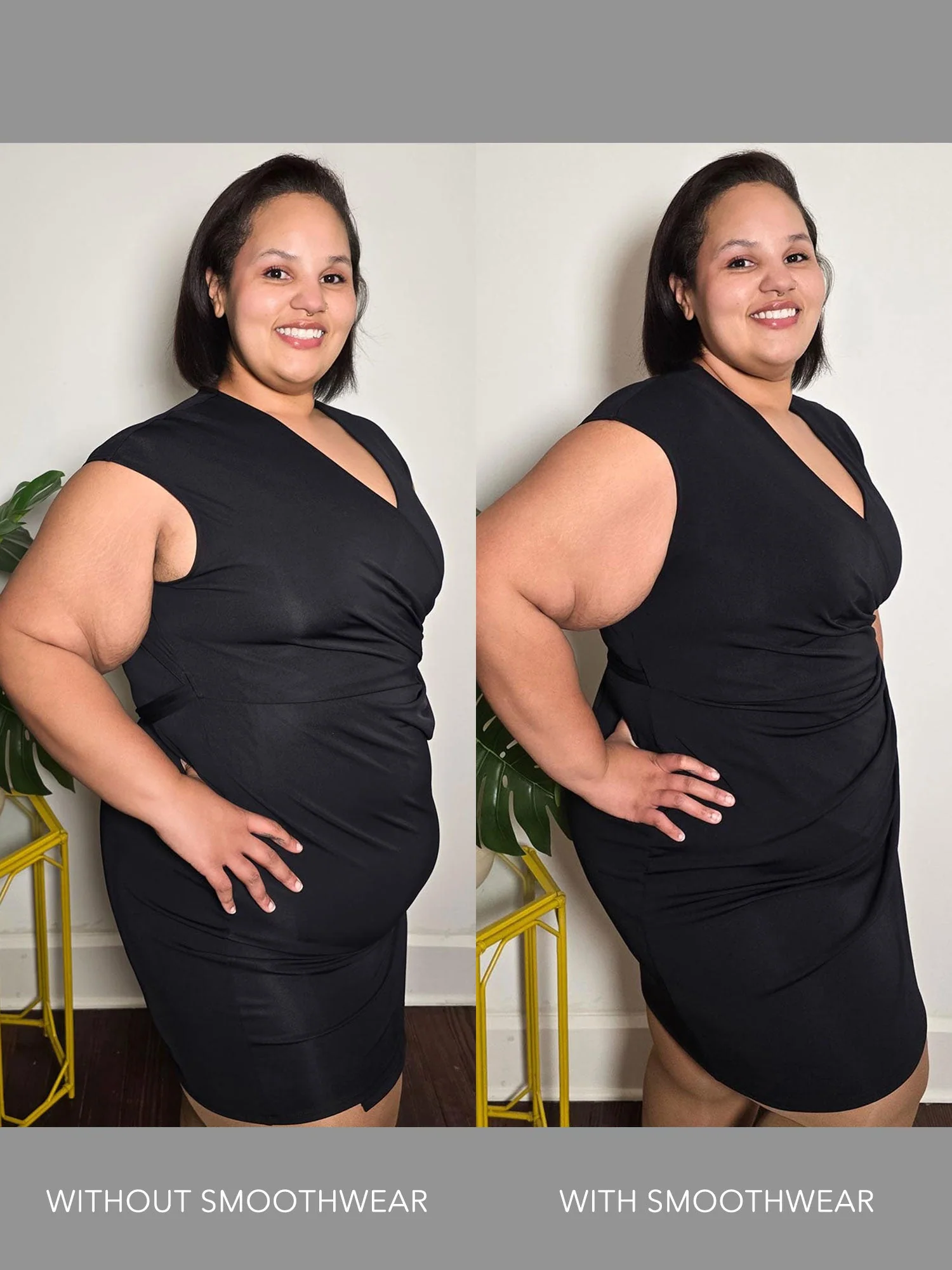 Smoothwear Open Bust Bodysuit - Opulent - Zenithce