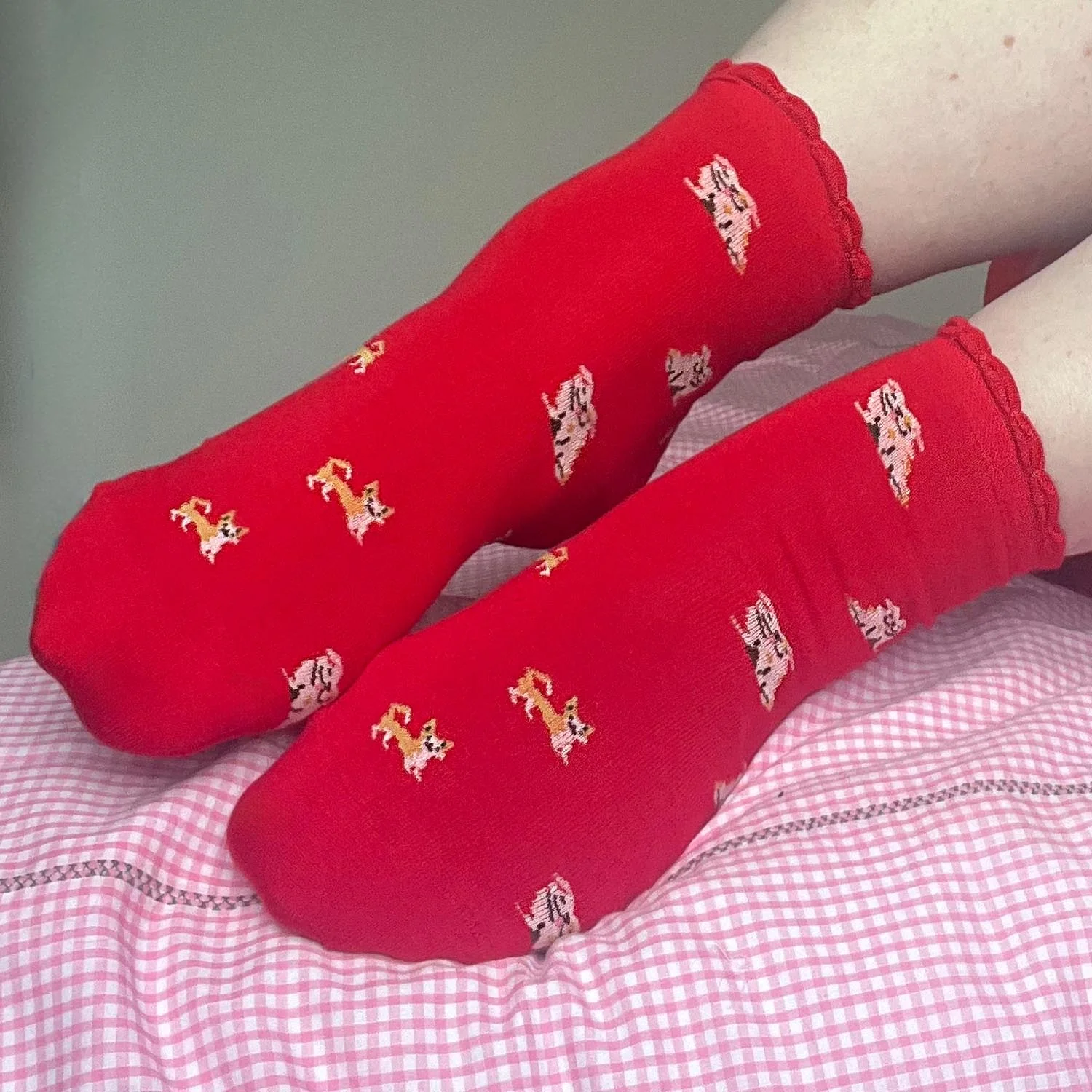 Bamboo Ankle Socks - Woof - Zenithce