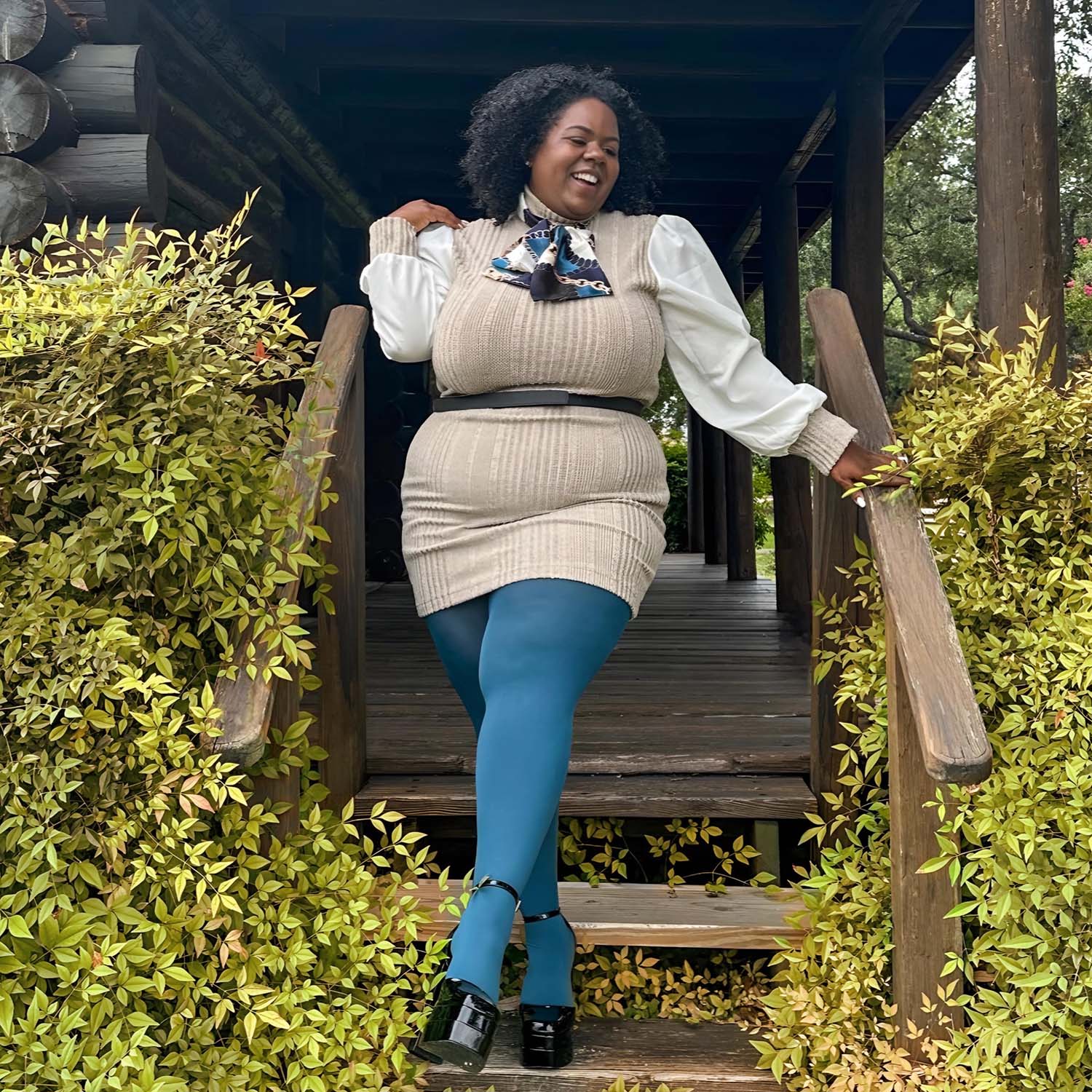 80 Denier Tights - Bone China - Zenithce