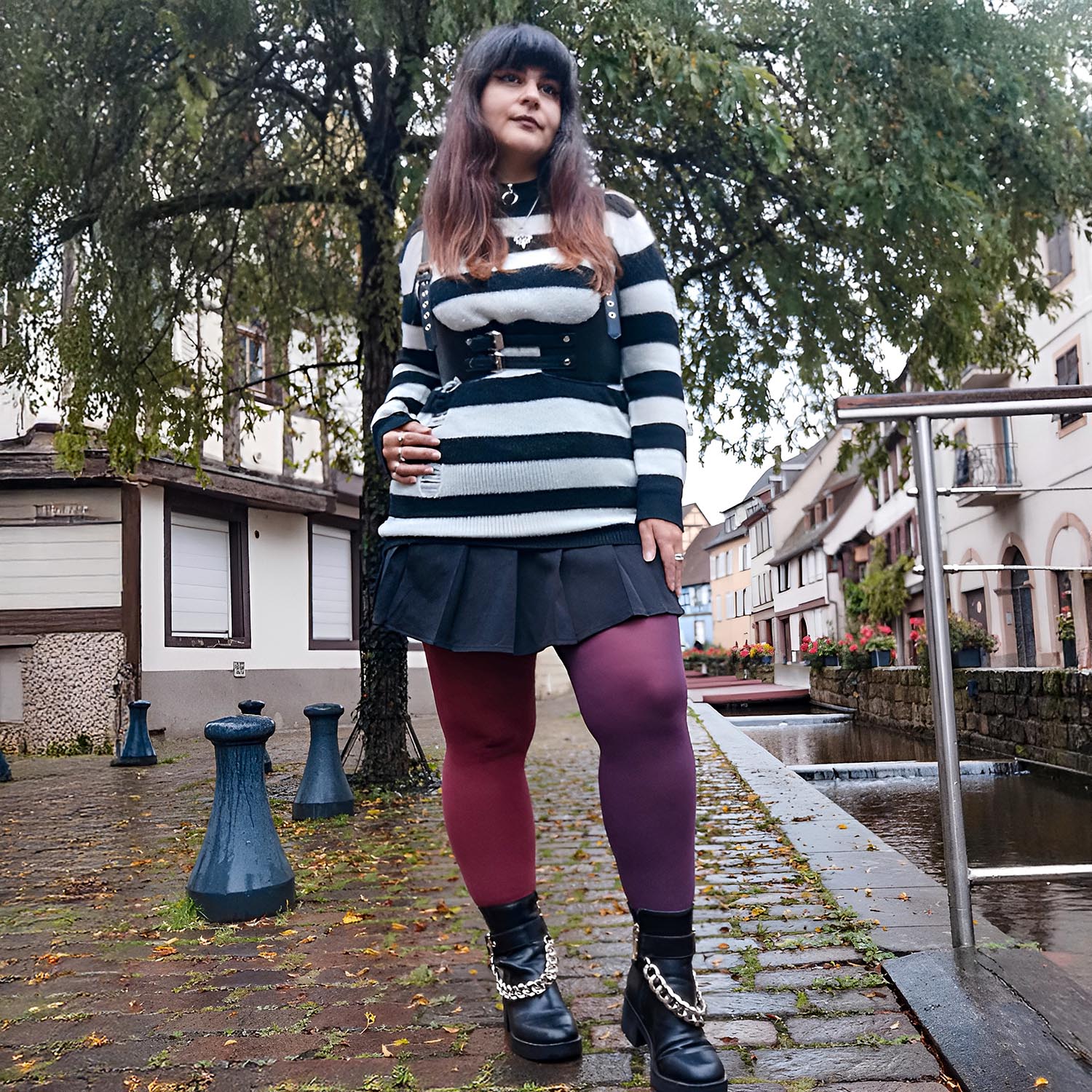 Duo Tights - Plurgundy - Zenithce