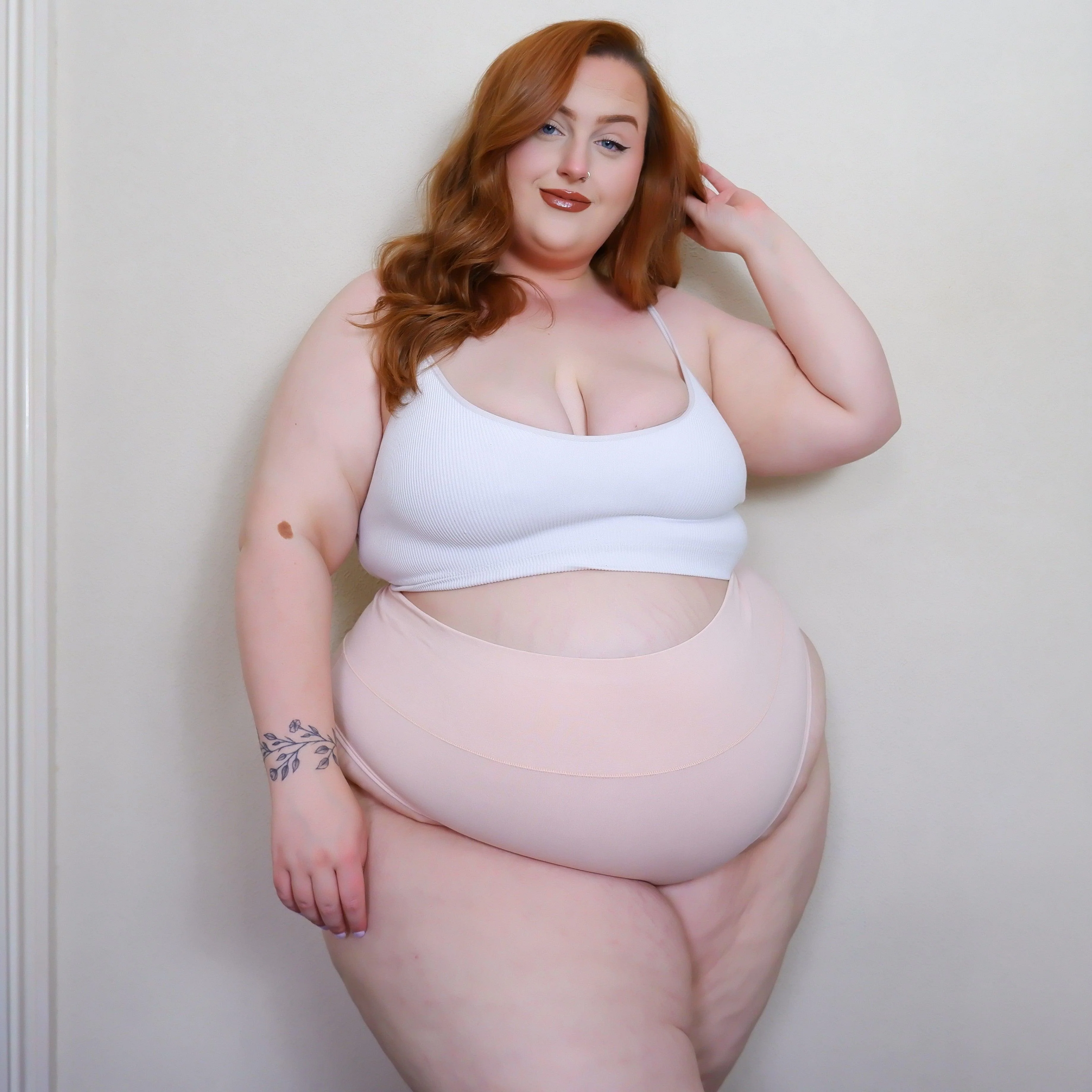 Organic Cotton Cheeky High Leg Knickers - Ballet Pink - Zenithce