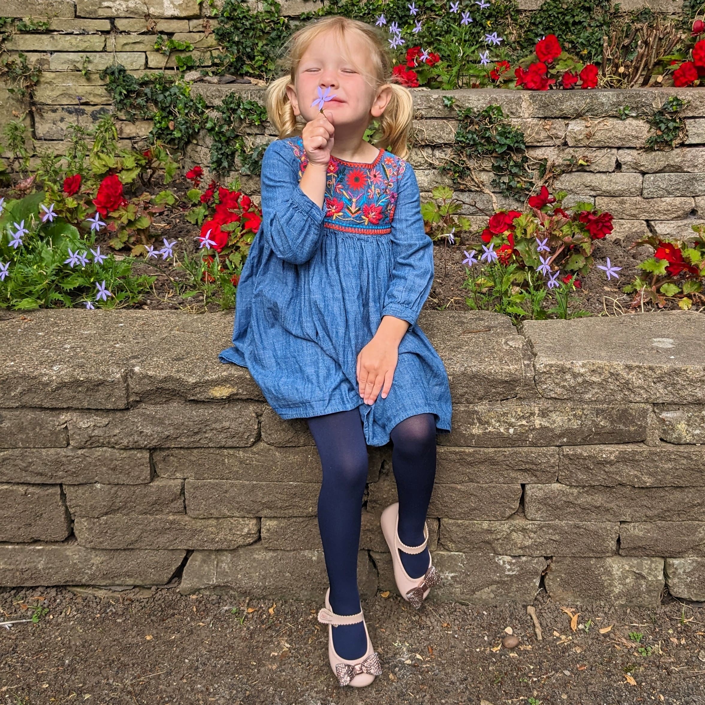 Kids Tights - Navy - Zenithce
