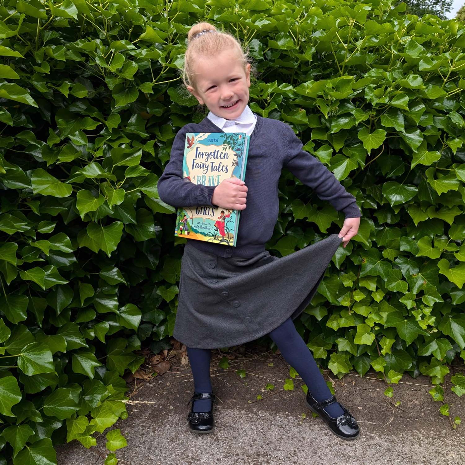 Kids Cotton Tights - Navy - Zenithce