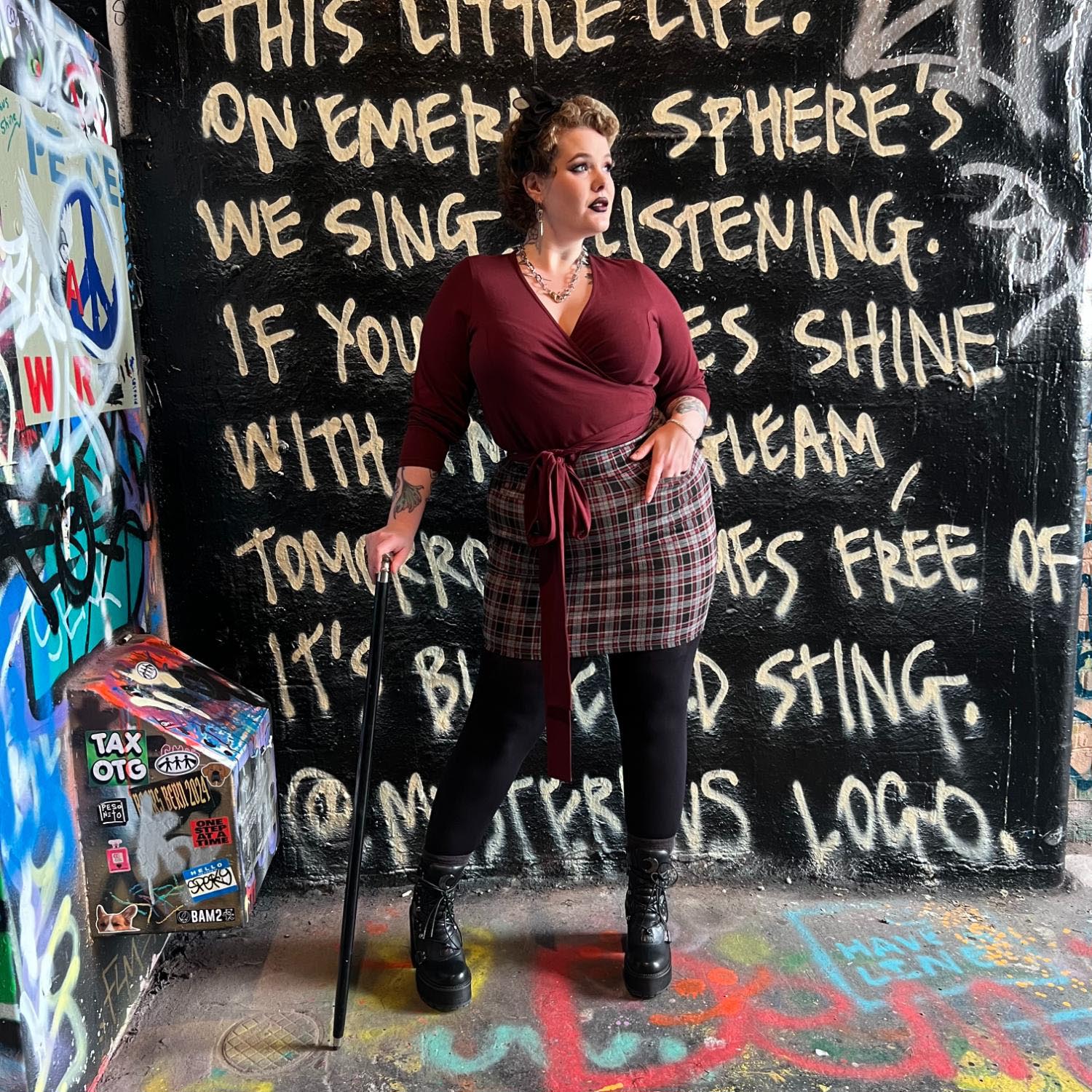 Plaid Mini Skirt - Bonnie - Zenithce