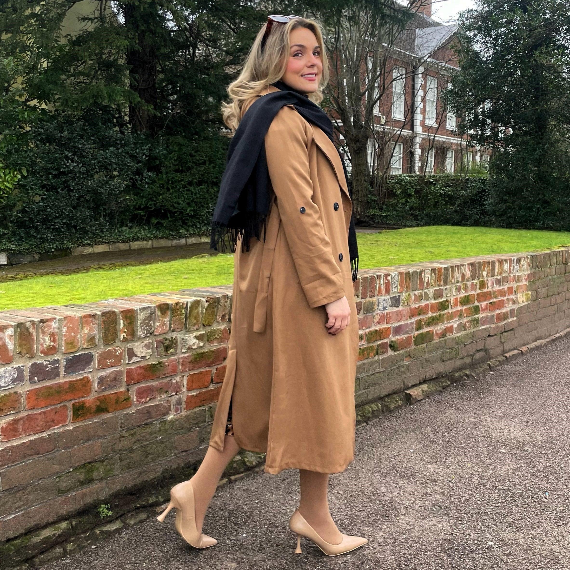 Huggy Light Compression Tights - Caramel Latte - Zenithce