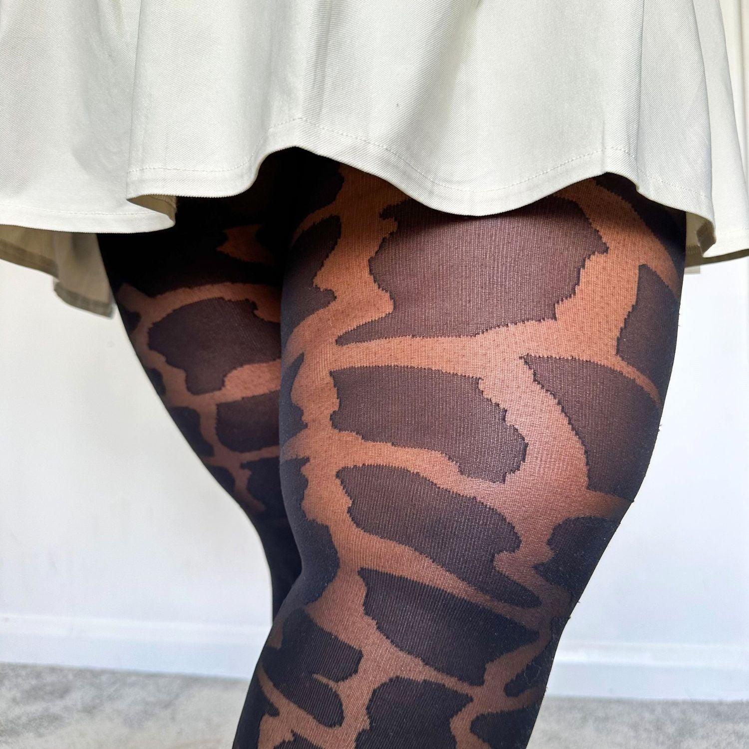 Your HighNess - Giraffe Print Tights - Zenithce