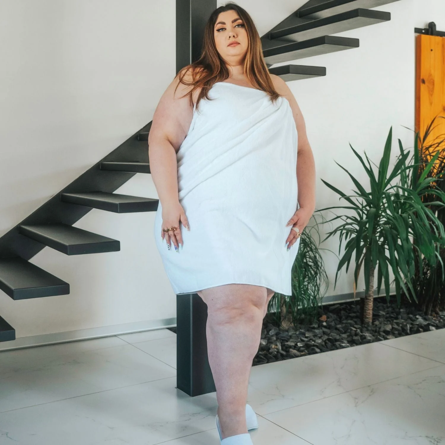 Big Softee Towel - White - Zenithce