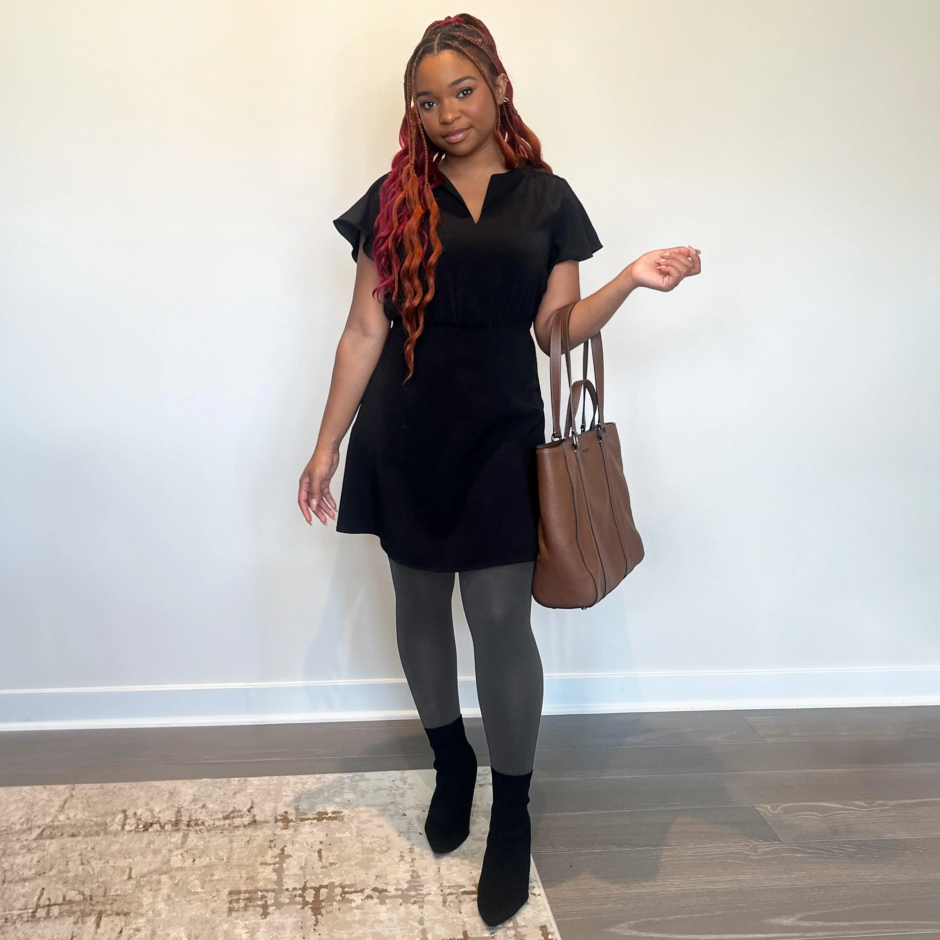 Huggy Light Compression Tights - Slate - Zenithce