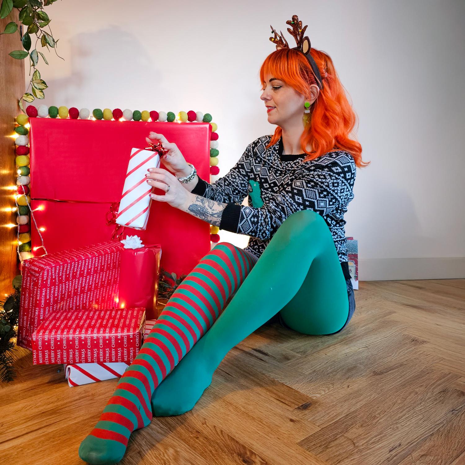 Christmas Tights - Duo Elf - Zenithce