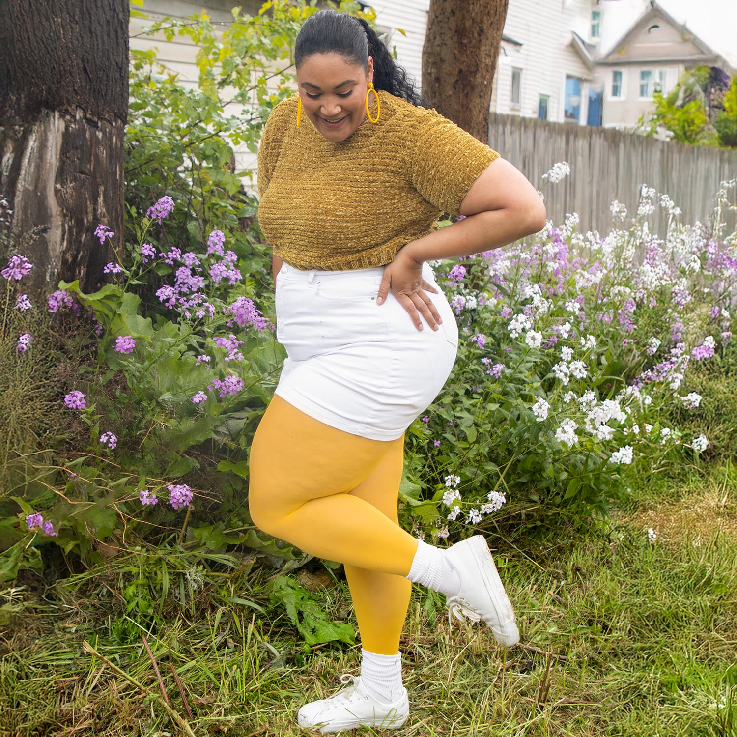 50 Denier Tights - Mimosa - Zenithce