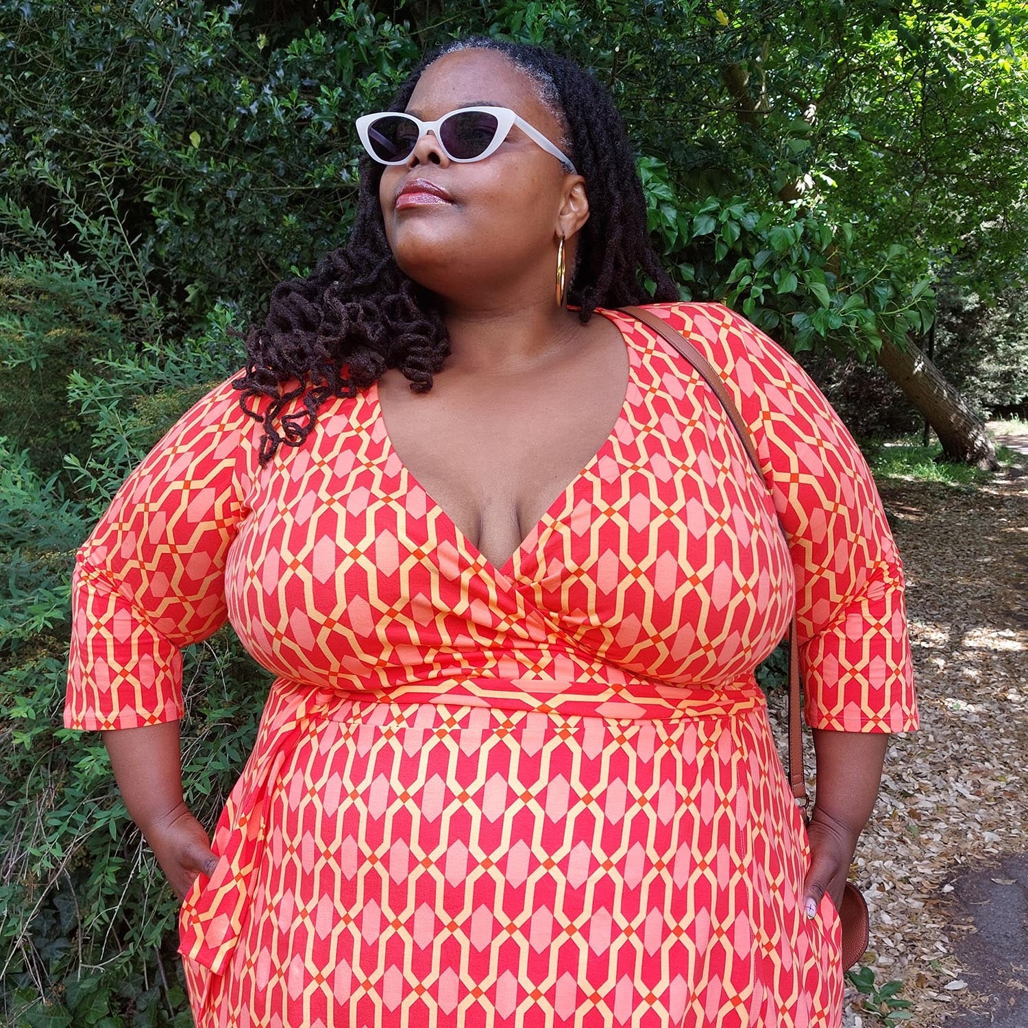 Wrap Dress - Red City - Zenithce