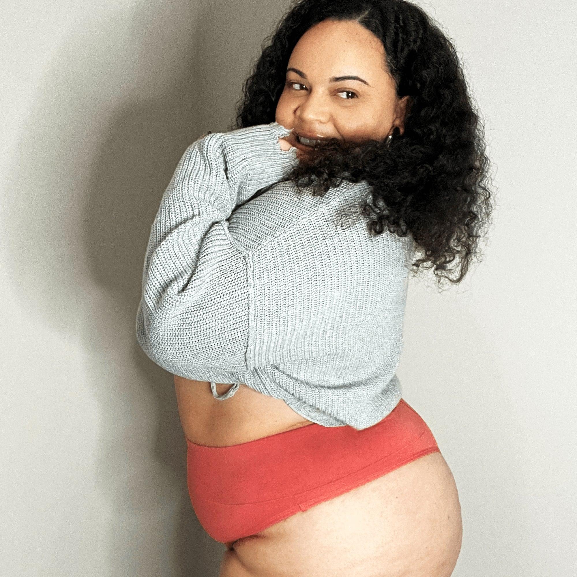 Organic Cotton Thong - Peach Party - Zenithce