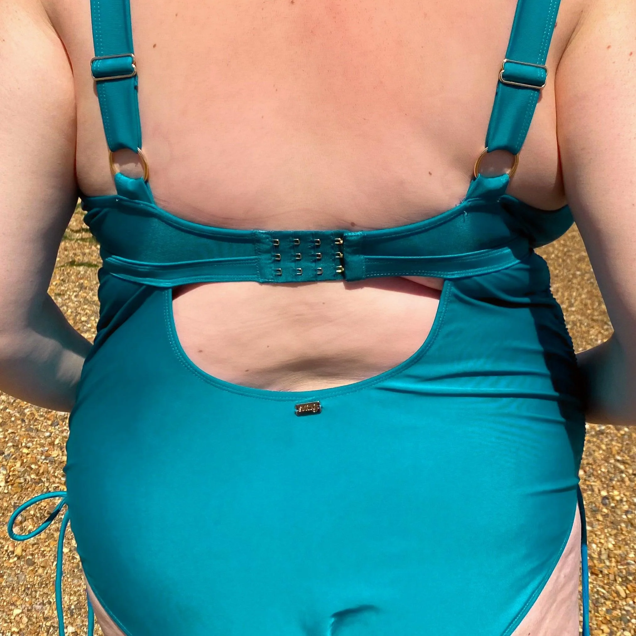 That loving feel'in Maternity Swimsuit - Teal - Zenithce