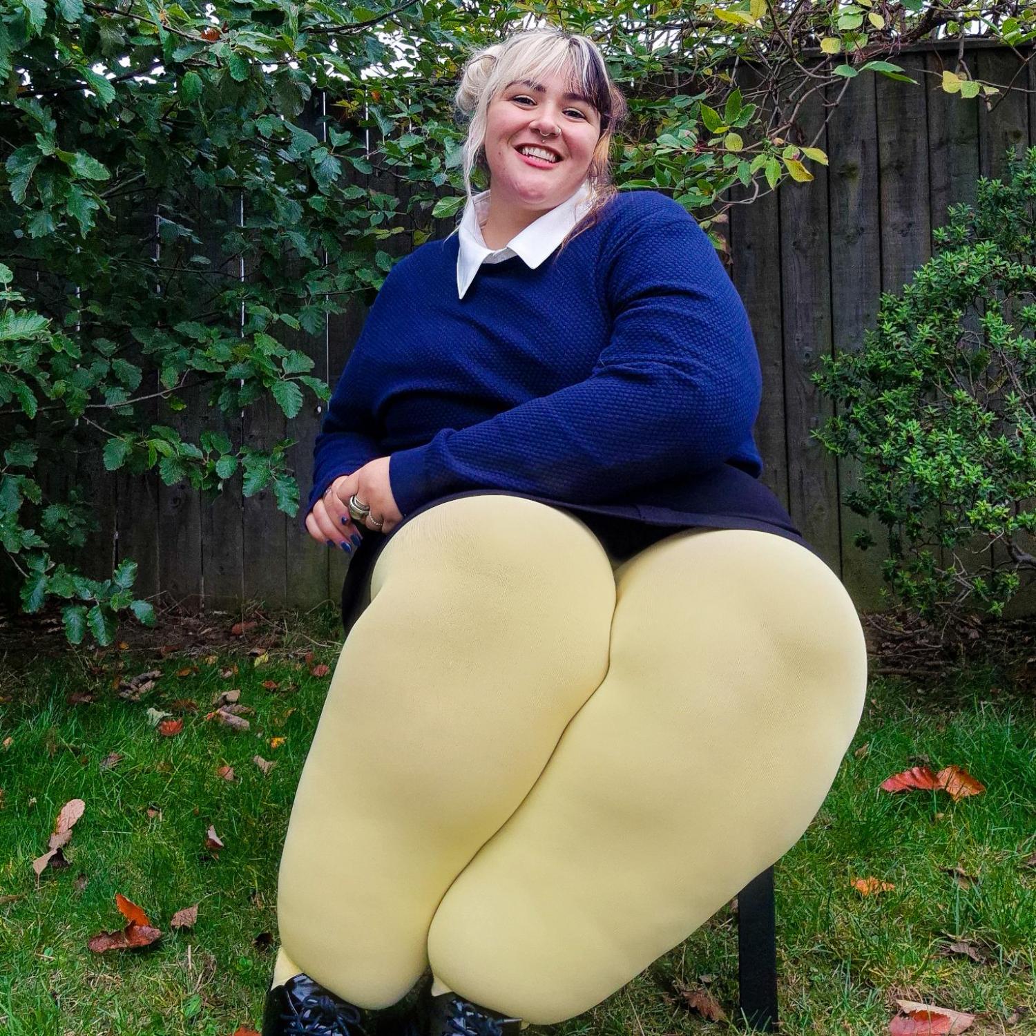 120 Denier Tights - Butter - Zenithce