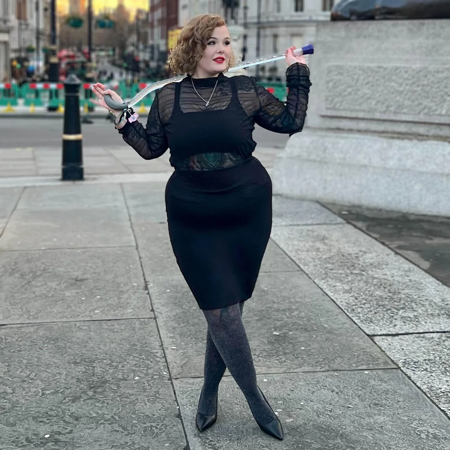 Pencil Skirt - Black (V2) - Zenithce