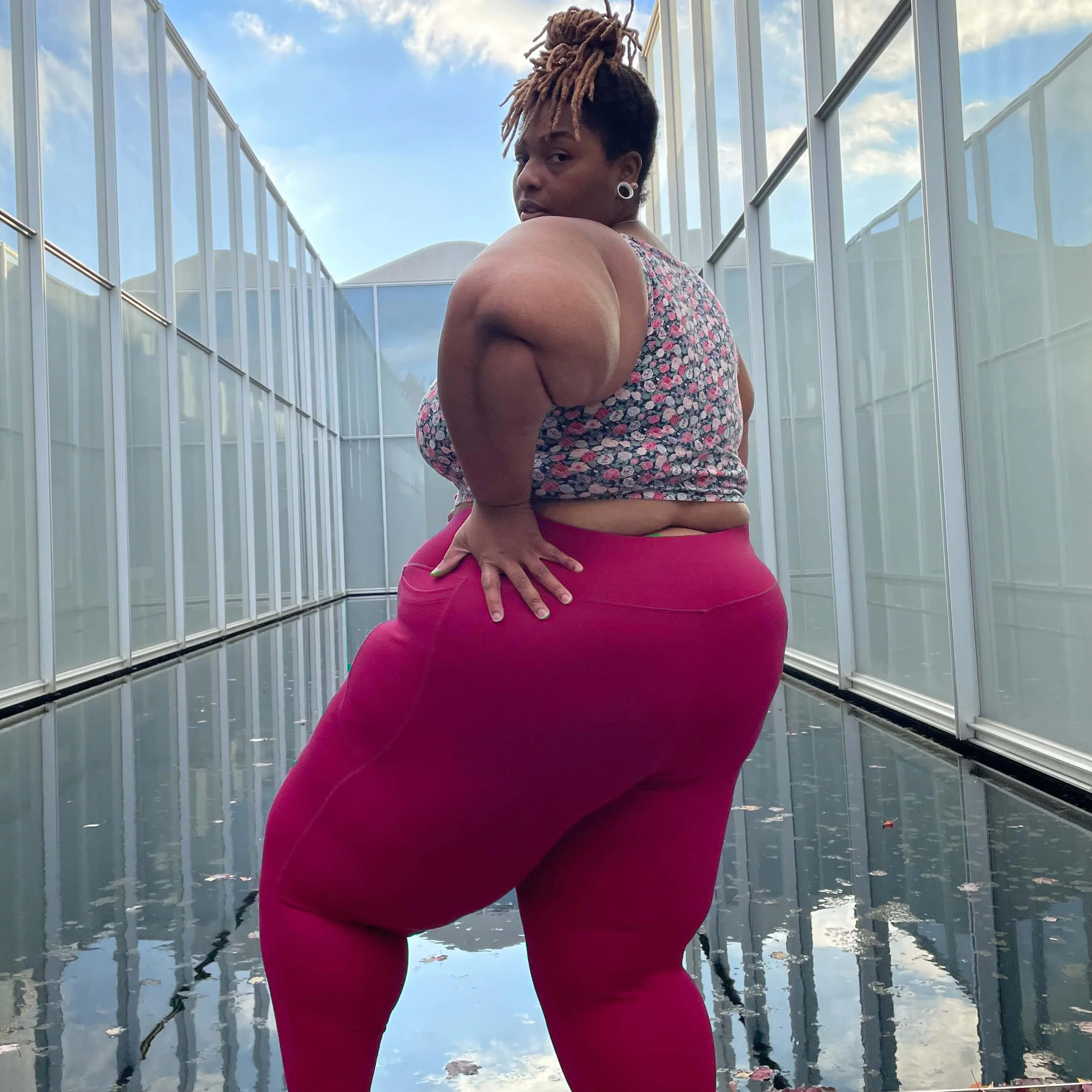 Squat Proof Leggings (Long) - Raspberry Pie - Zenithce
