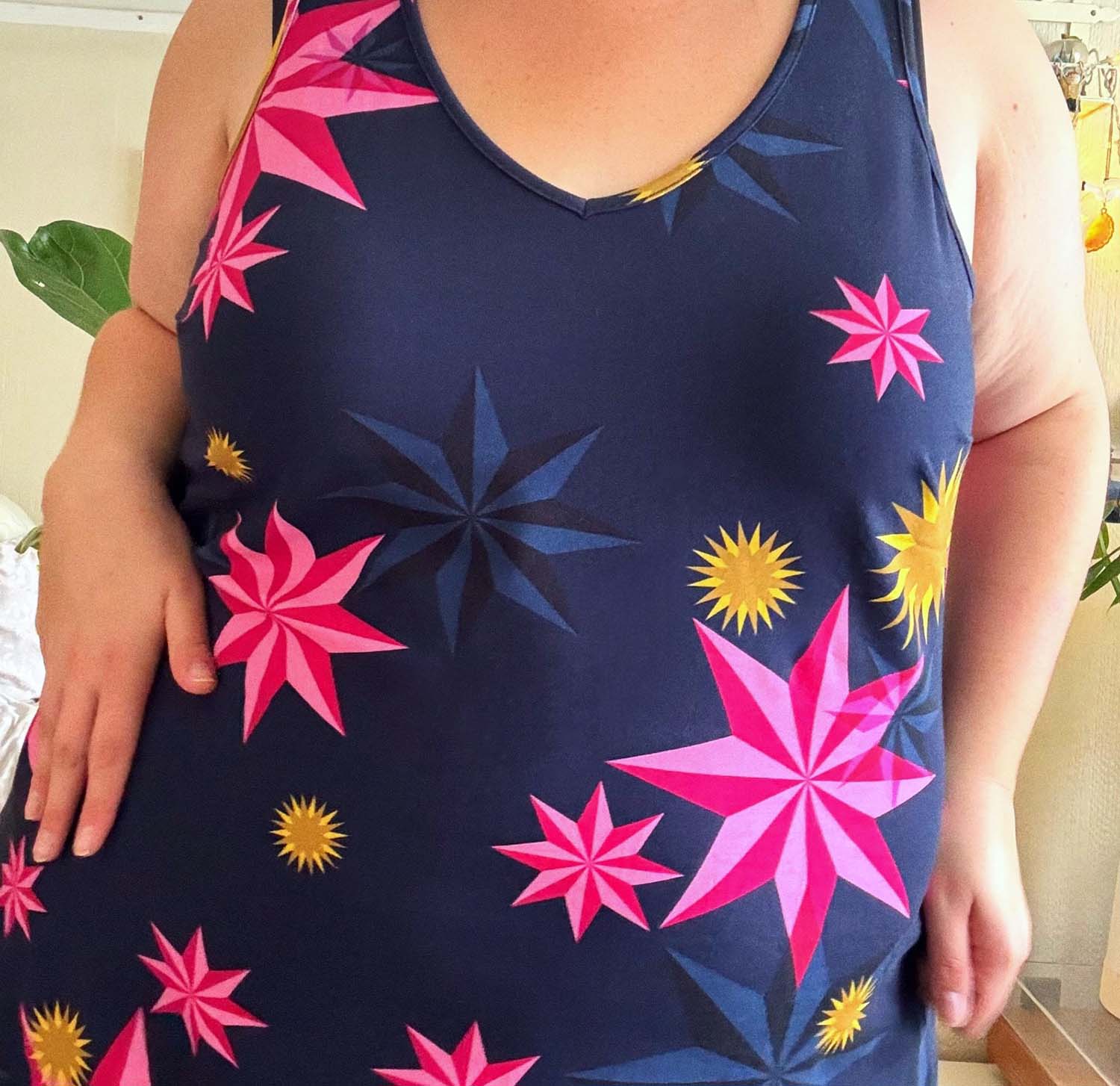 Organic Cotton PJ Vest - Stars - Zenithce