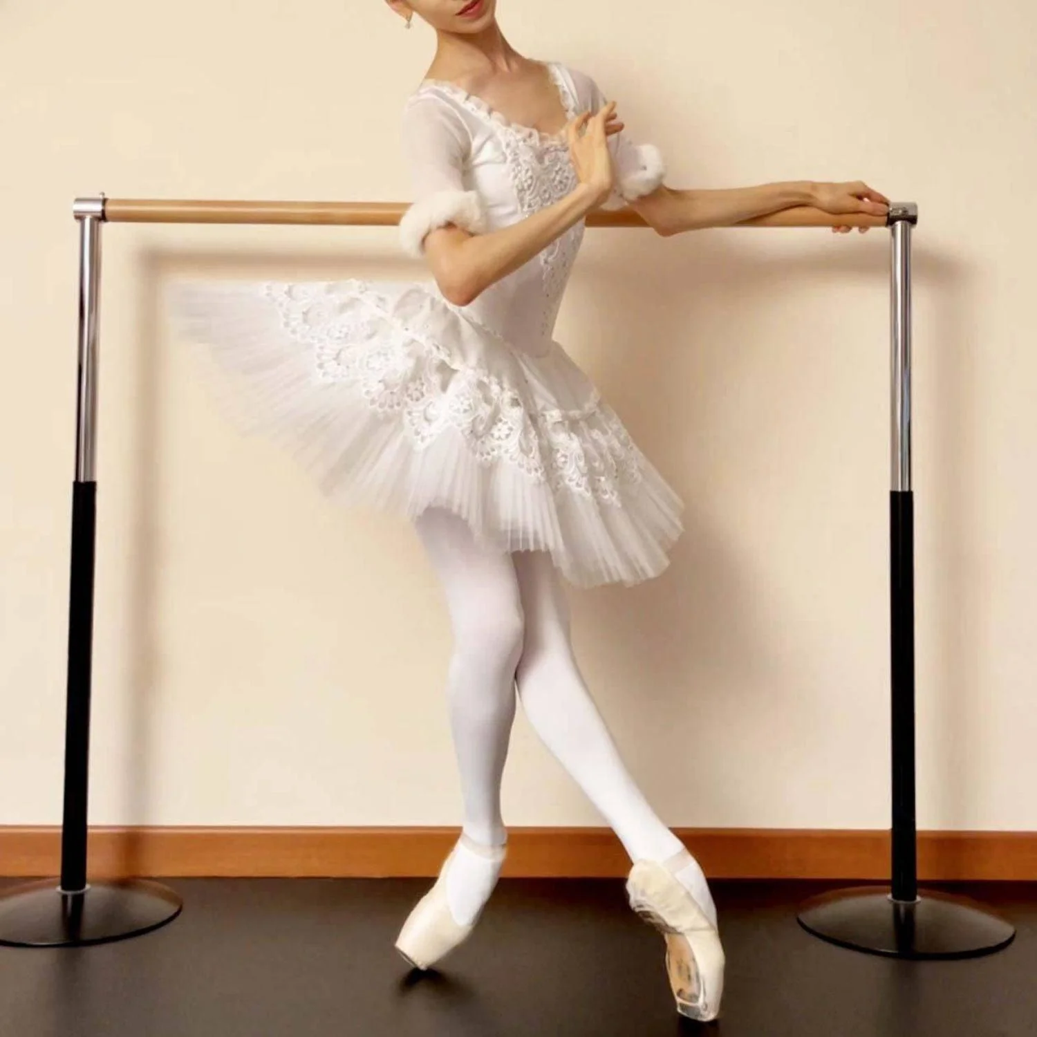 Convertible Dance Tights - White - Zenithce