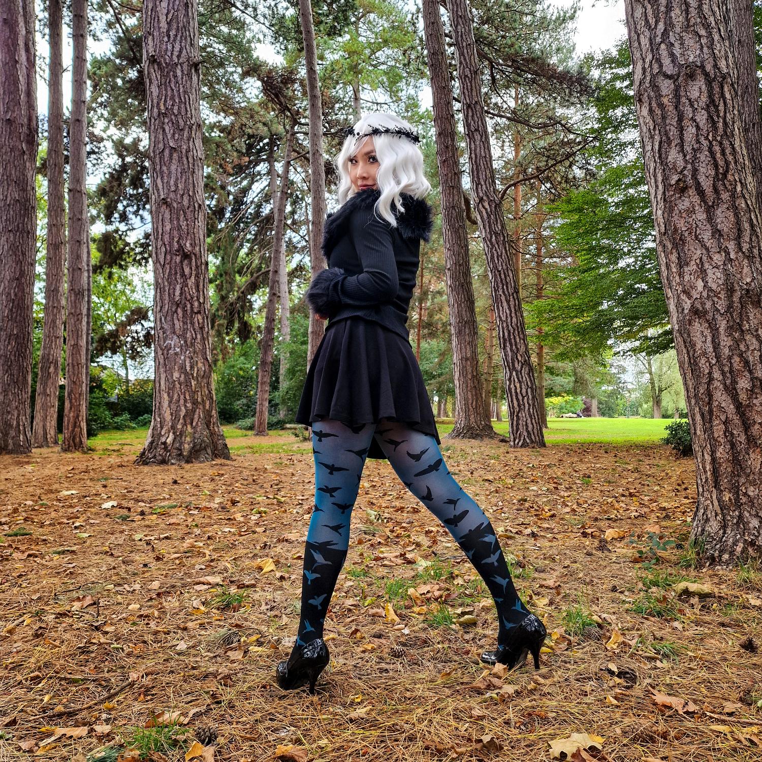 The Birds 80 Denier Tights - Aurora - Zenithce