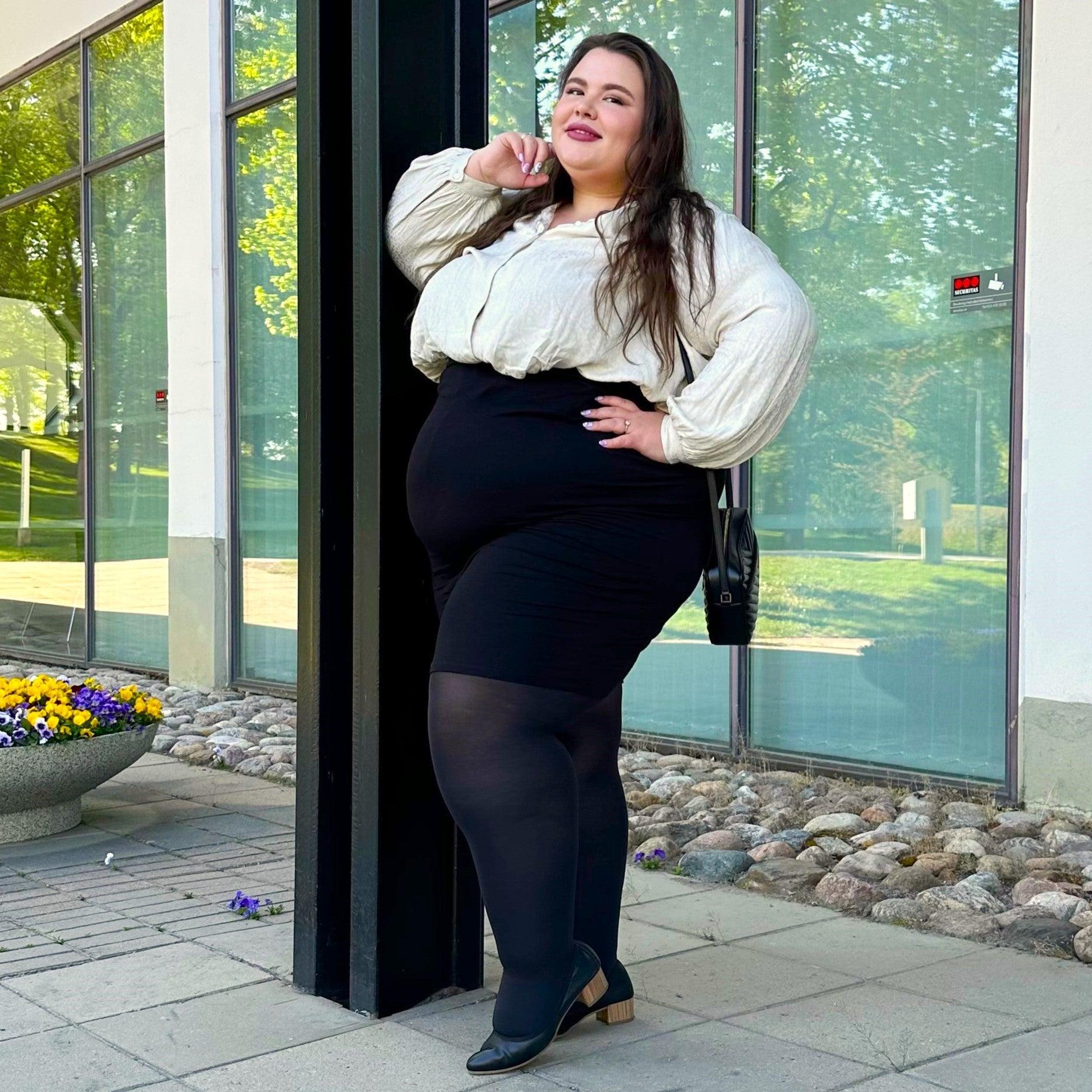 Huggy Light Compression Tights - Black - Zenithce