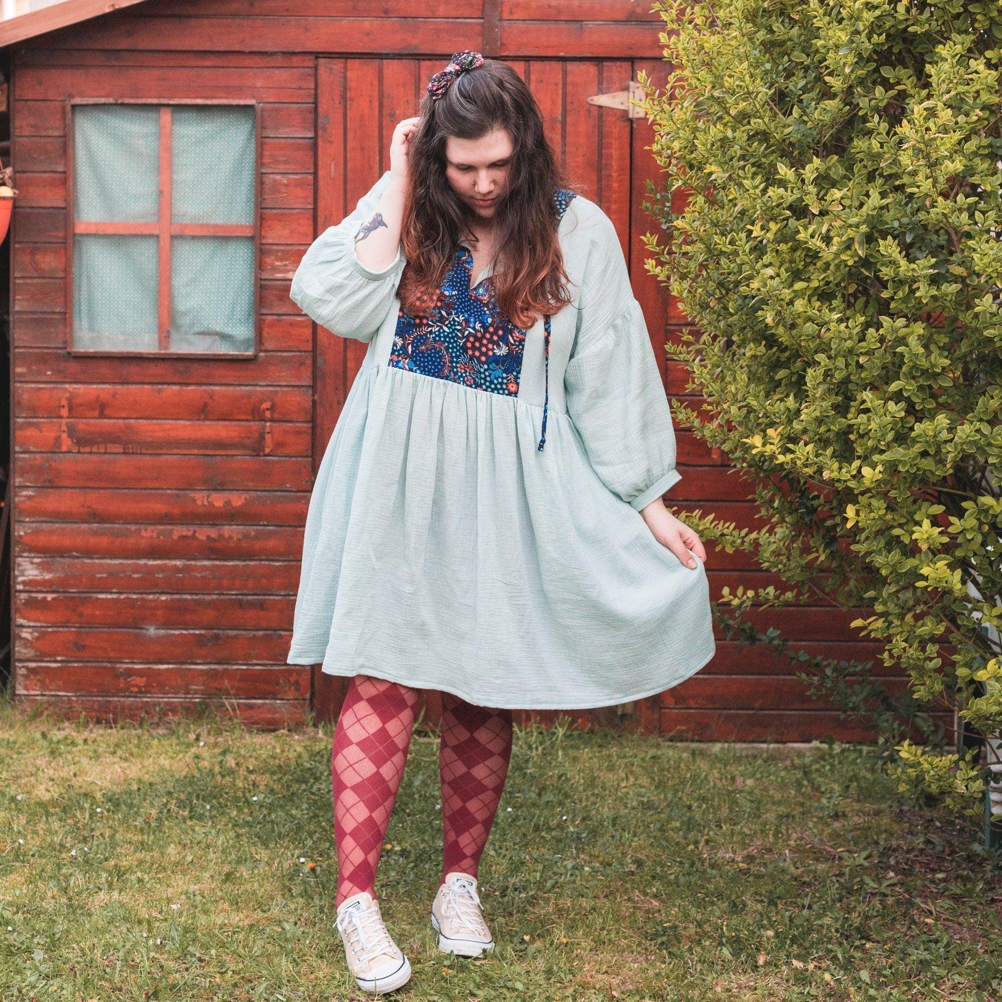 Diamond Tights - Burgundy - Zenithce