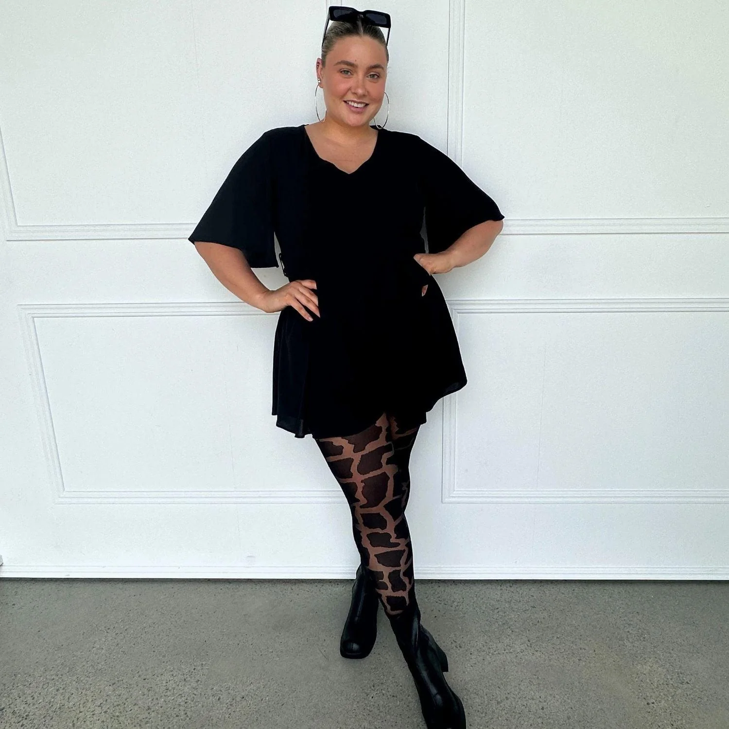 Your HighNess - Giraffe Print Tights - Zenithce