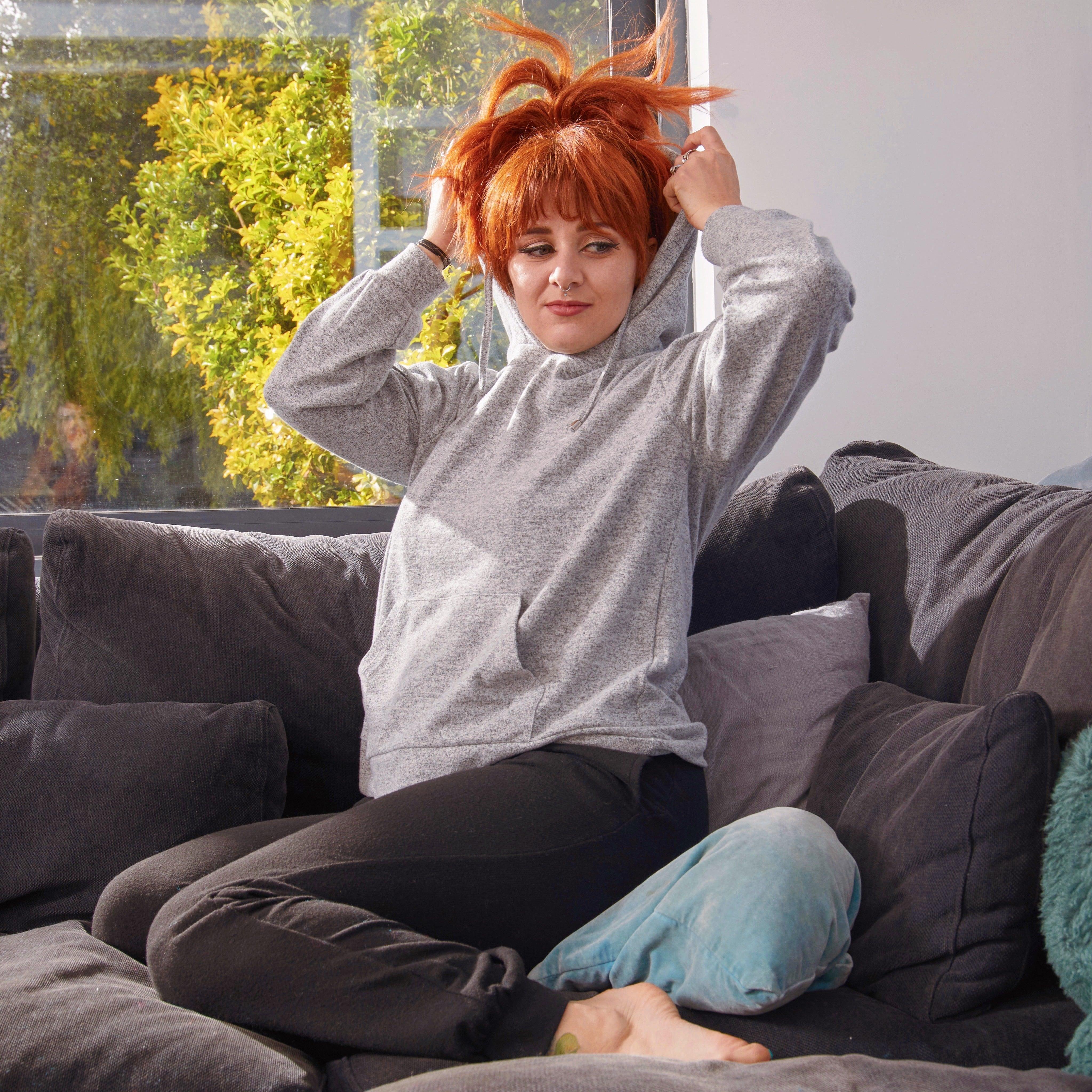 Hoodie - Grey Marl - Zenithce