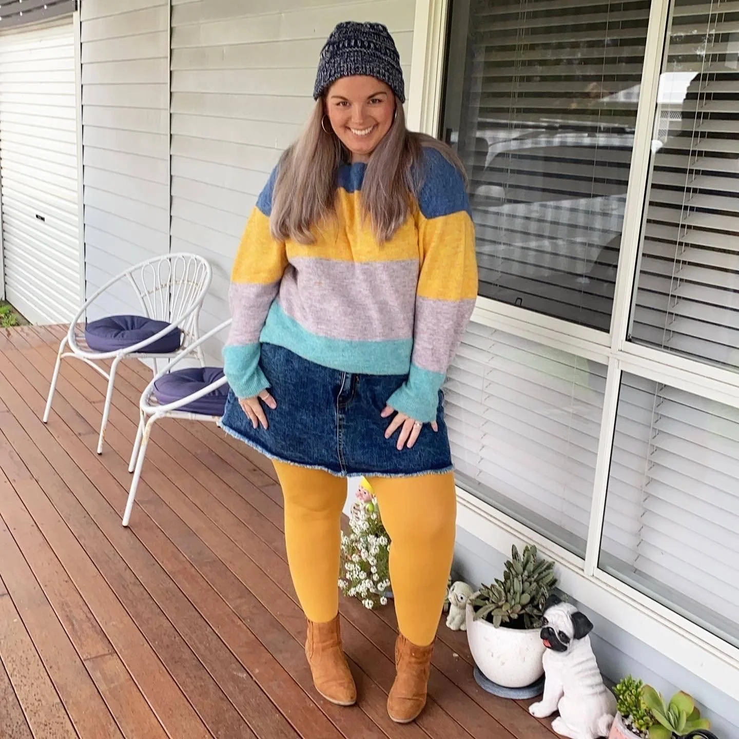 80 Denier Tights - Colonel Mustard - Zenithce