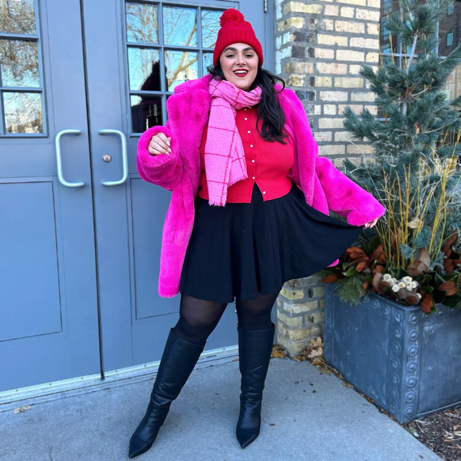 Mini-Flare Skirt - Black (V2) - Zenithce